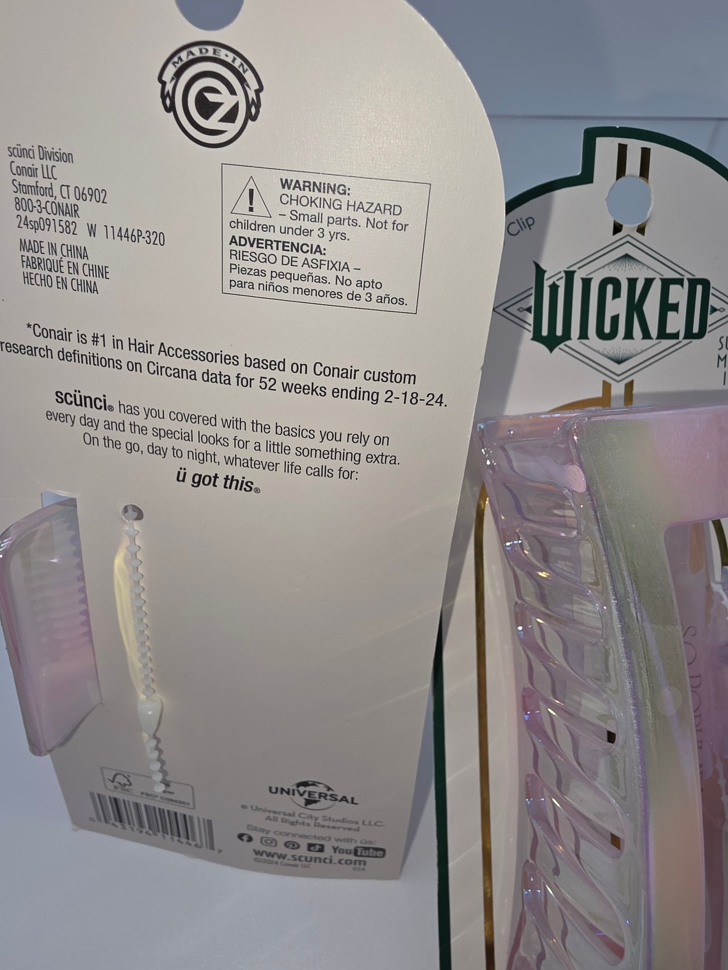 Wicked Brand Hair Claw Clip - Set of 2