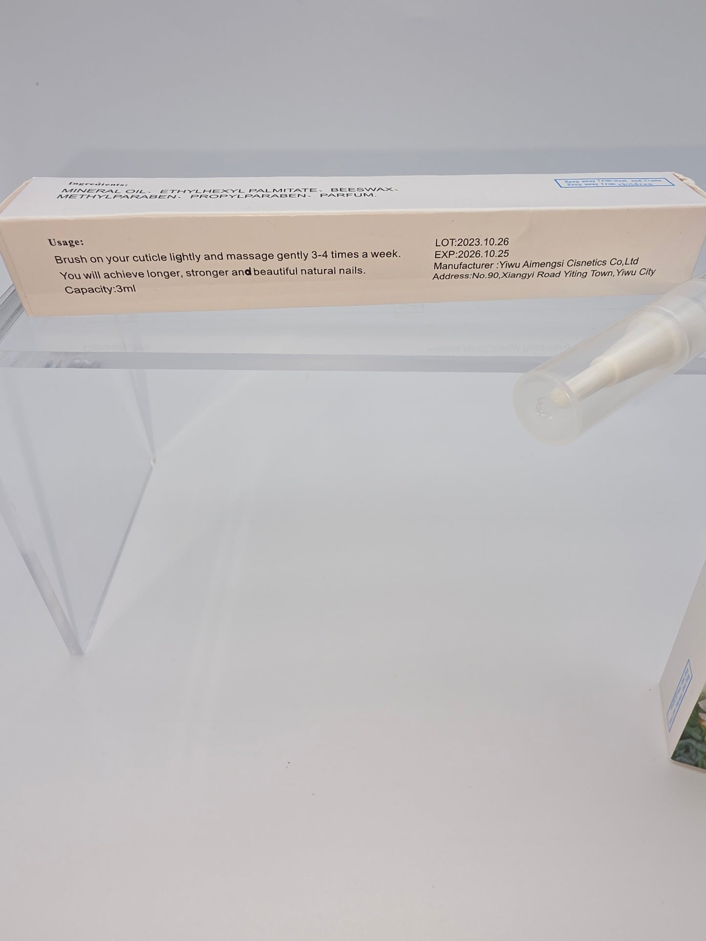 Cuticle Revitalizer Oil Pen, Jasmine Oil, Pack of 2