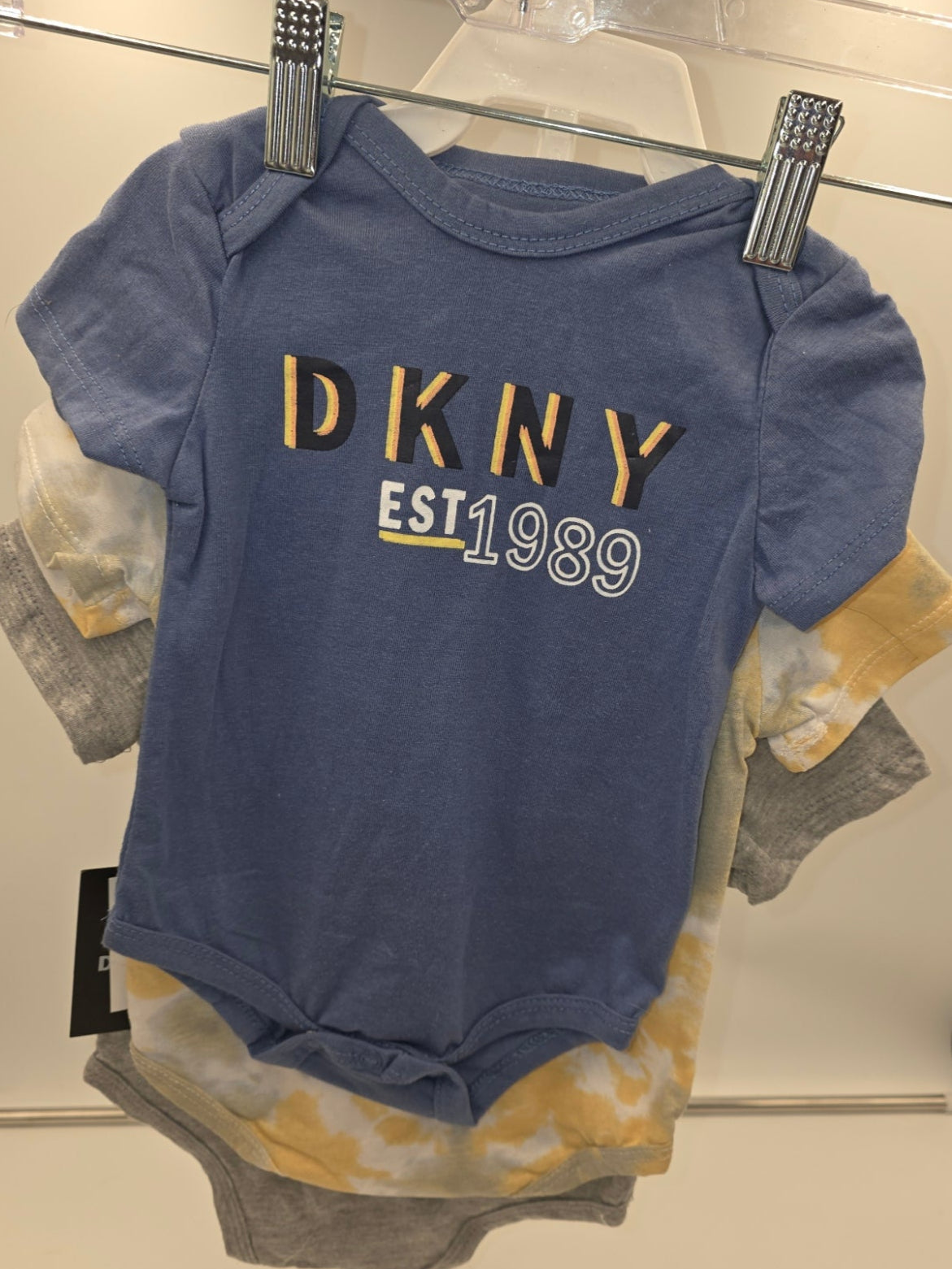 DKNY Baby Boy 3 Piece Onesie Set