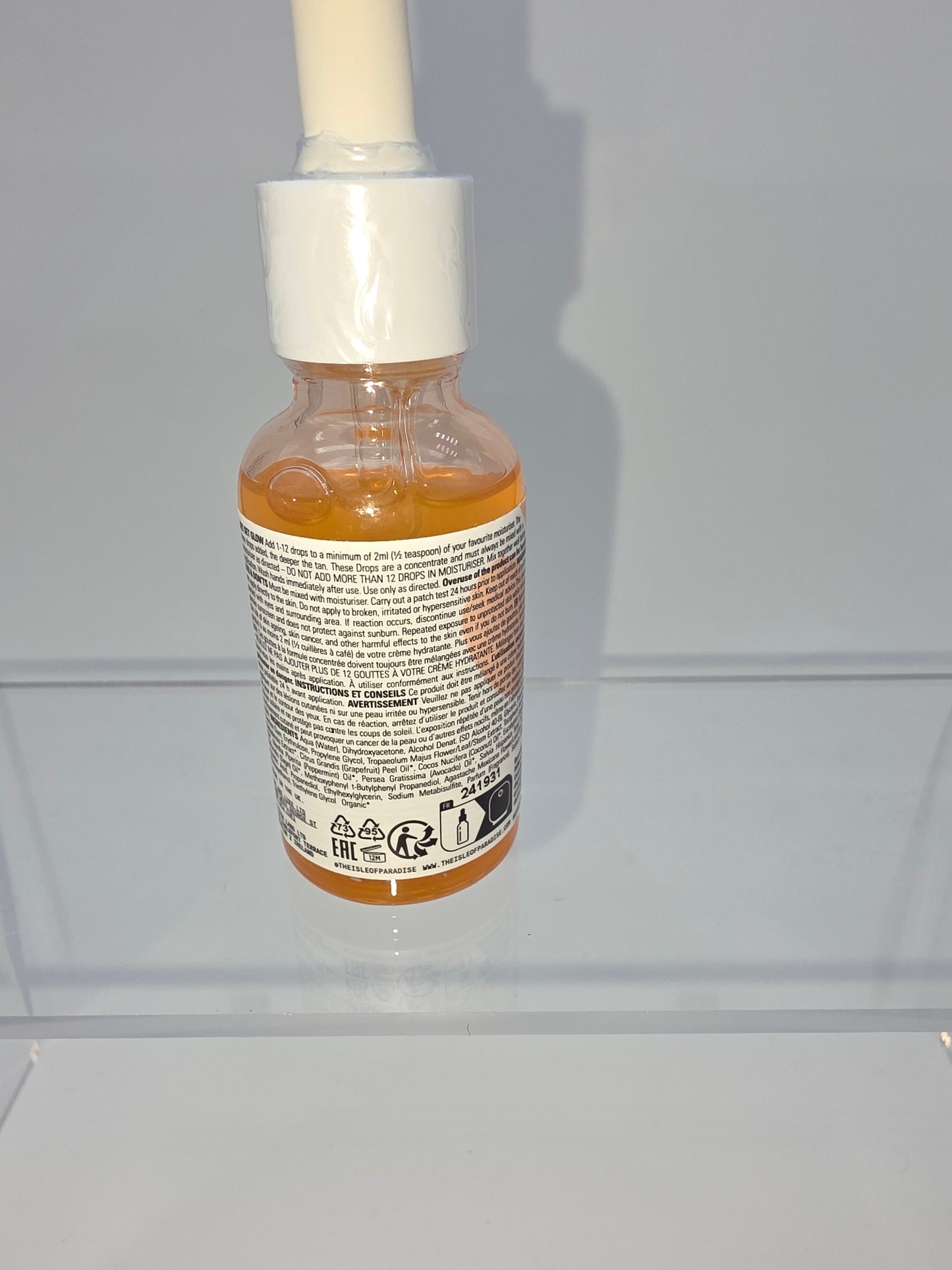 Isle of Paradise Face Self-Tanning Drops – Light (30 mL / 1.01 fl oz)