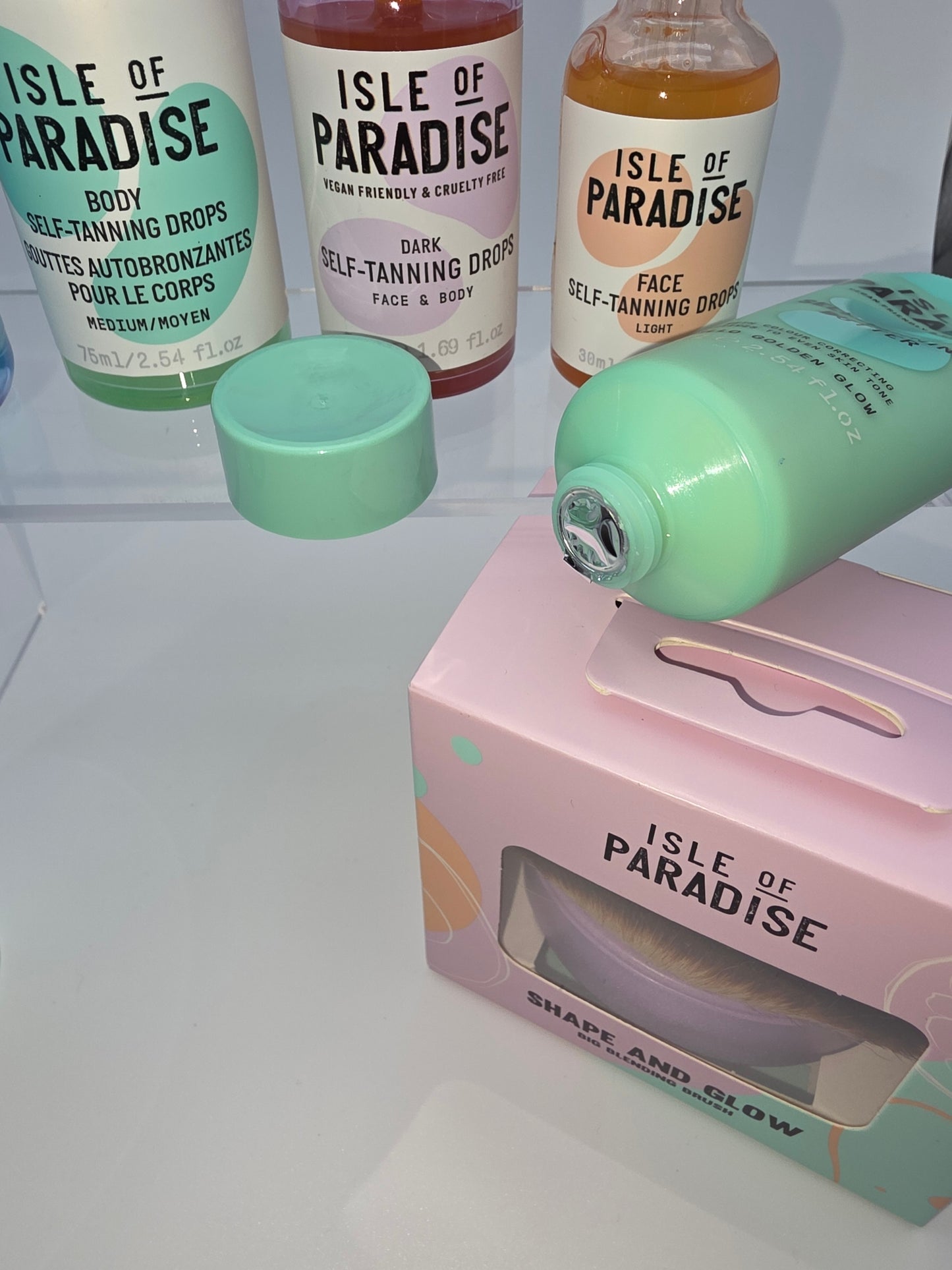 Isle of Paradise Self-Tanning Collection Set (7-Piece Bundle)