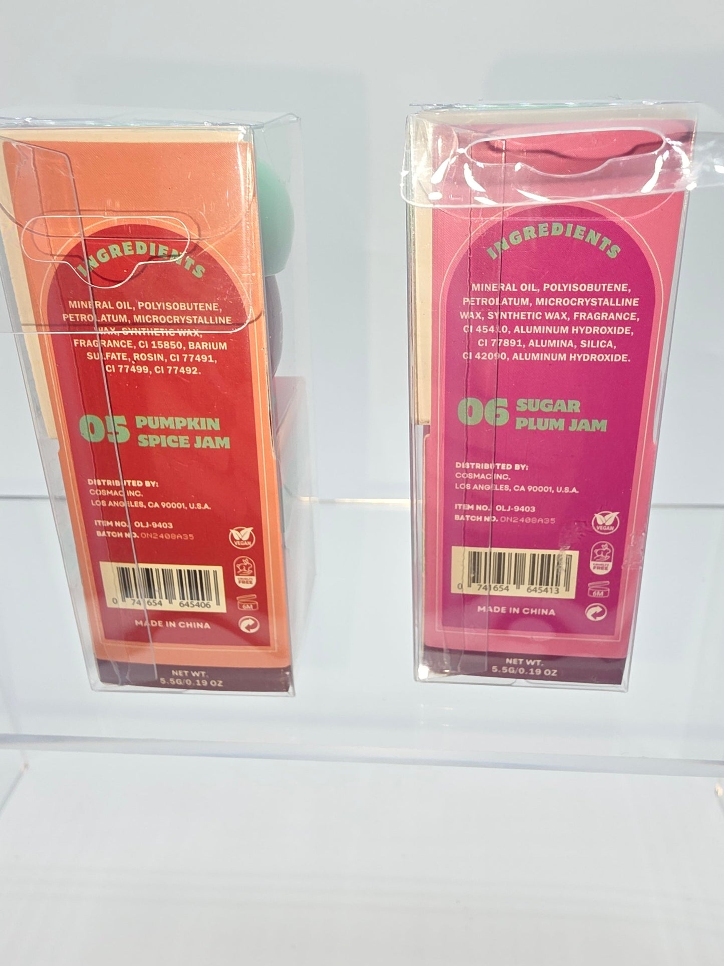 JAMazing Lip Butter Balm - High Shine, Bundle of Two