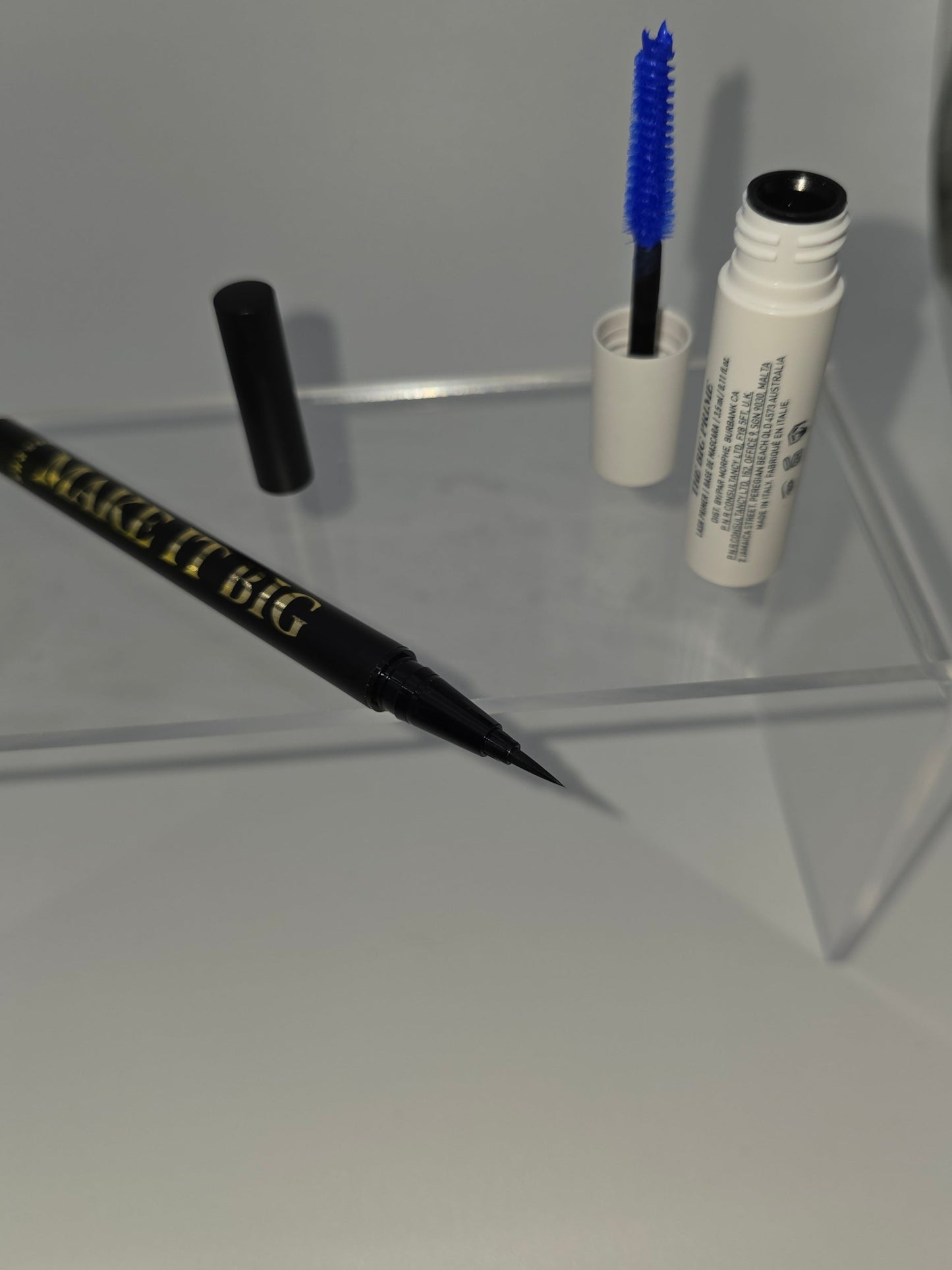 Bundle of Three Makeup Items - Pixi Lip, Morphe Lash Primer and Morphe Eyeliner