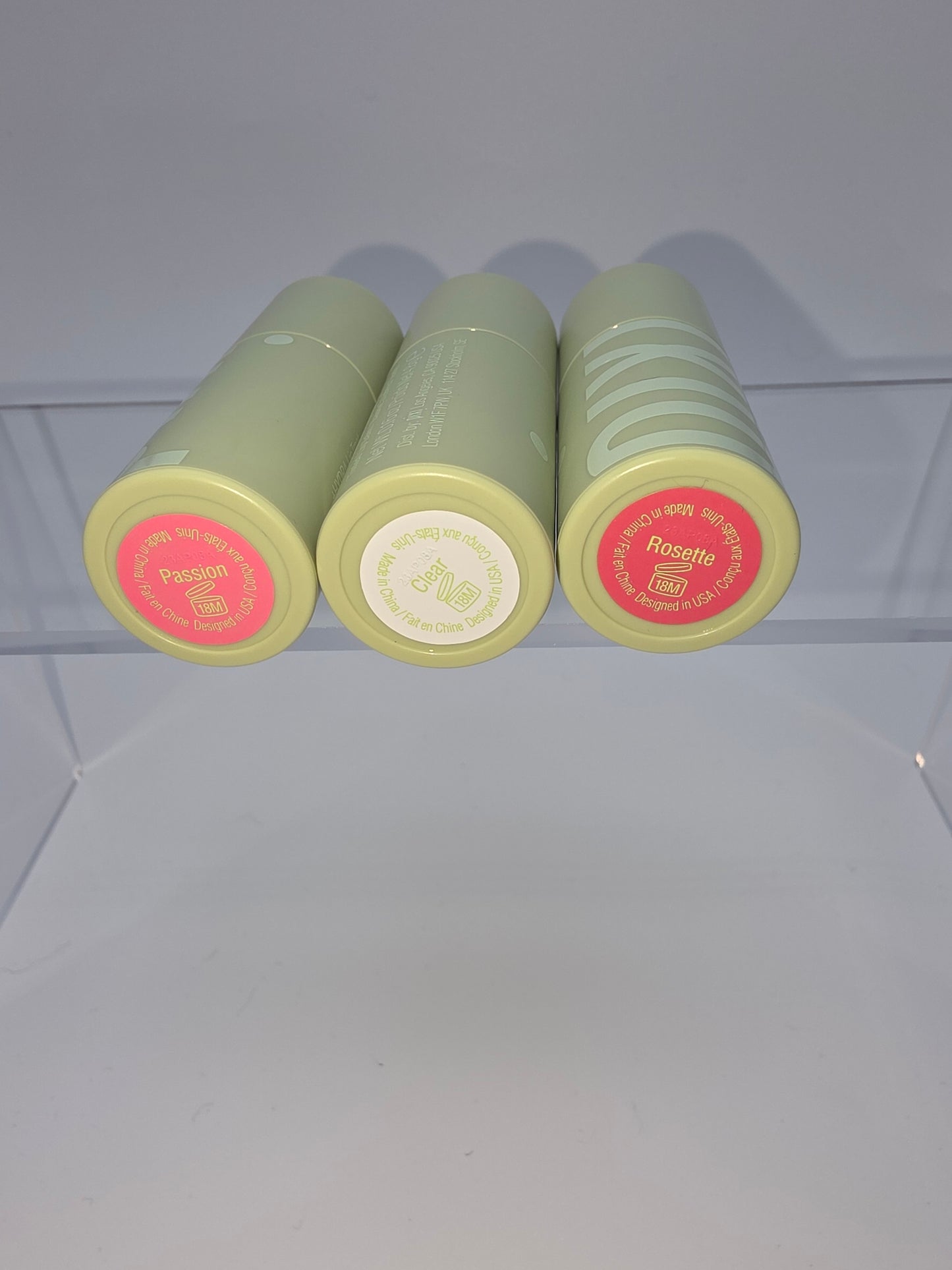 Pixi +Hydra LipTreat Tinted Lip Balm Bundle – Clear, Passion, Rosette (3-Pack)