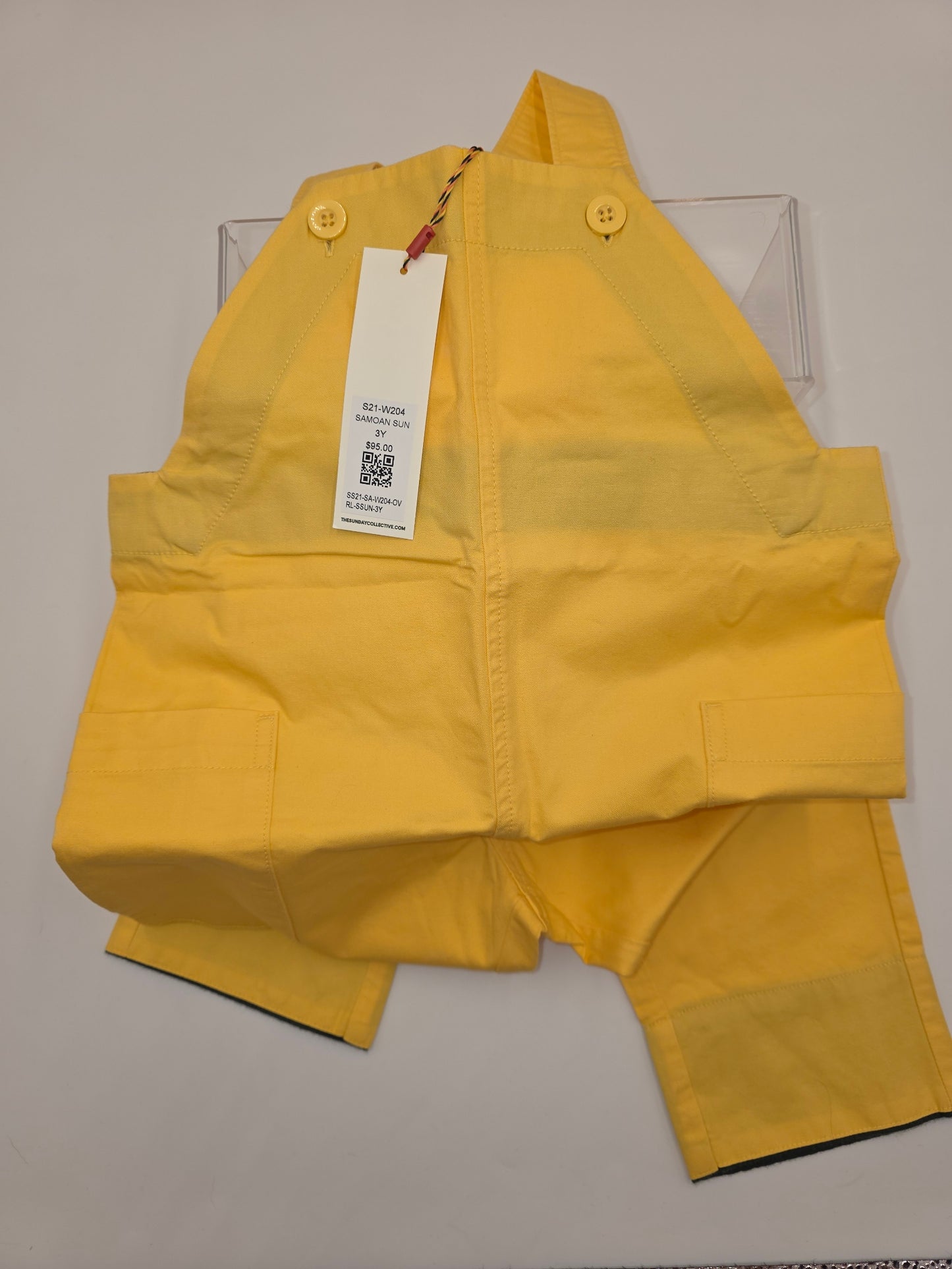 The Sunday Collective - Kids Yellow Overalls