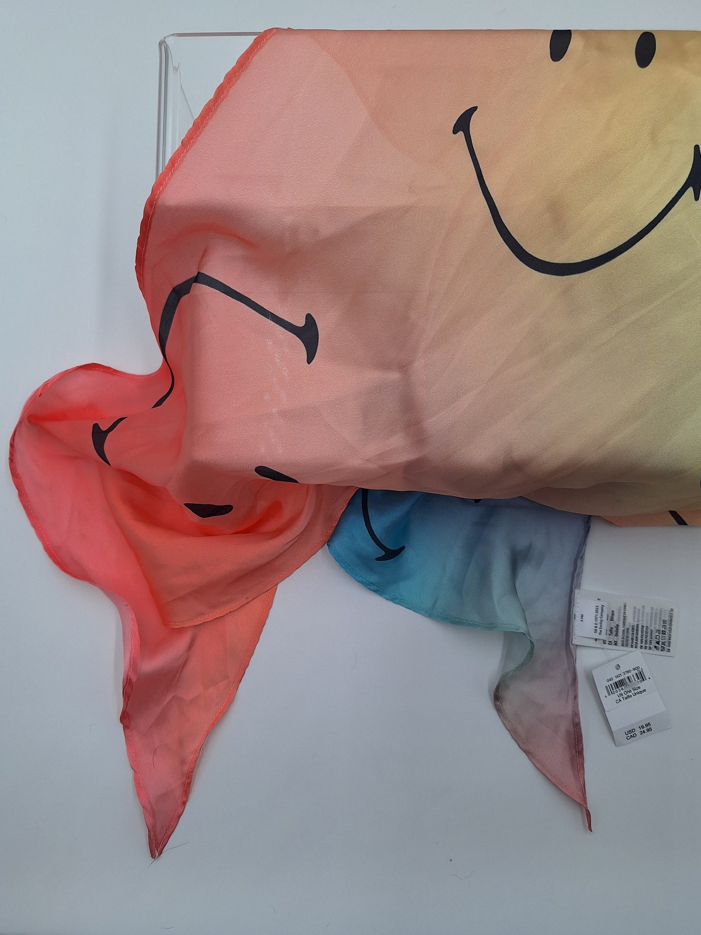 American Eagle Smiley Face Scarf