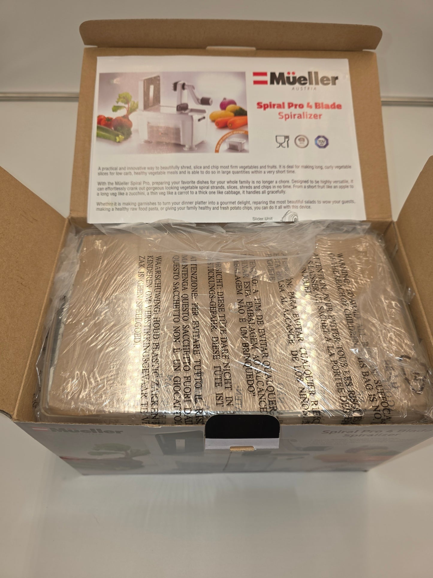 Mueller Spiral Pro 4 Blade Spiralizer