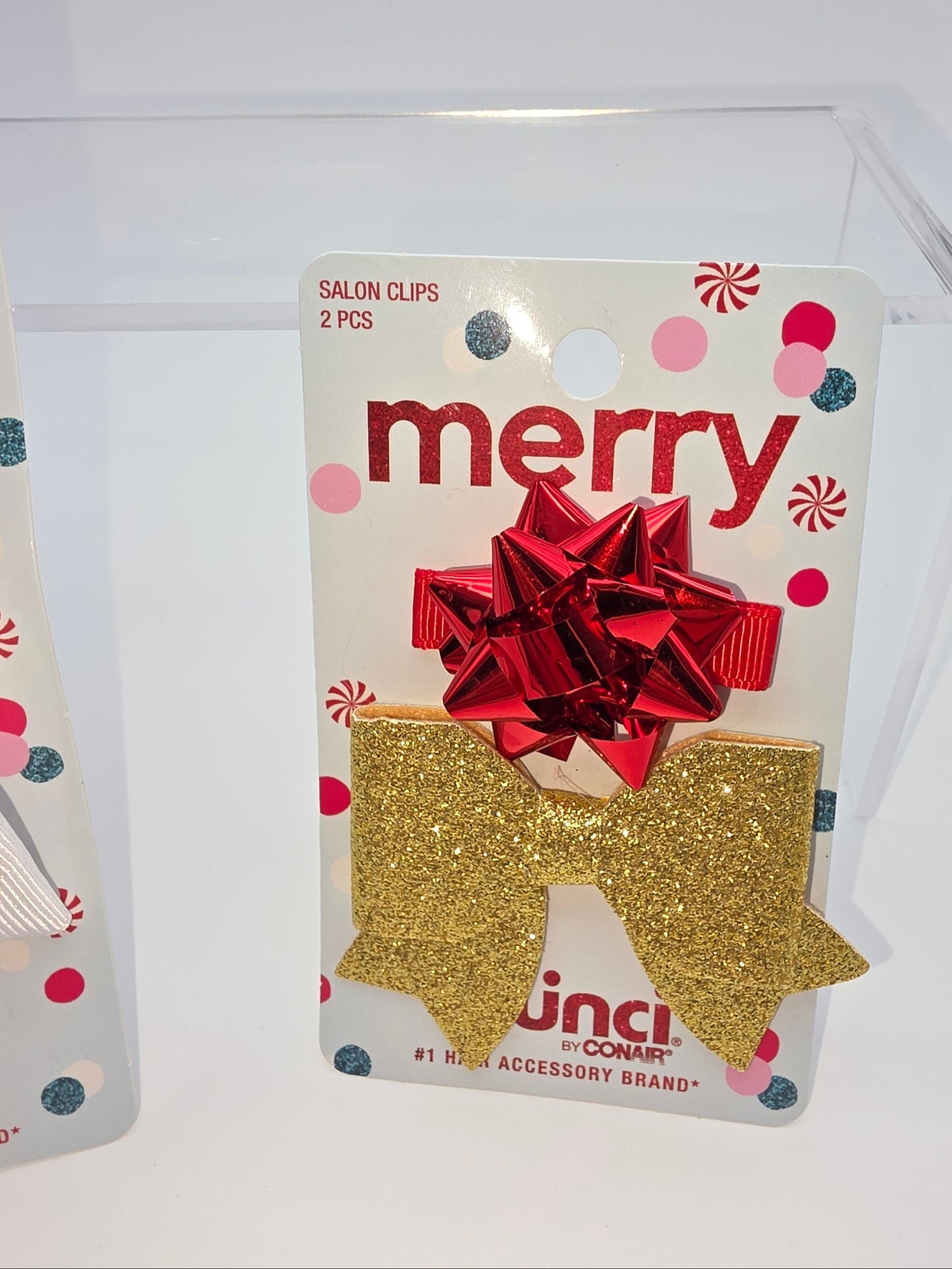 Scunci by Conair Holiday-Themed Clips, Set of 2