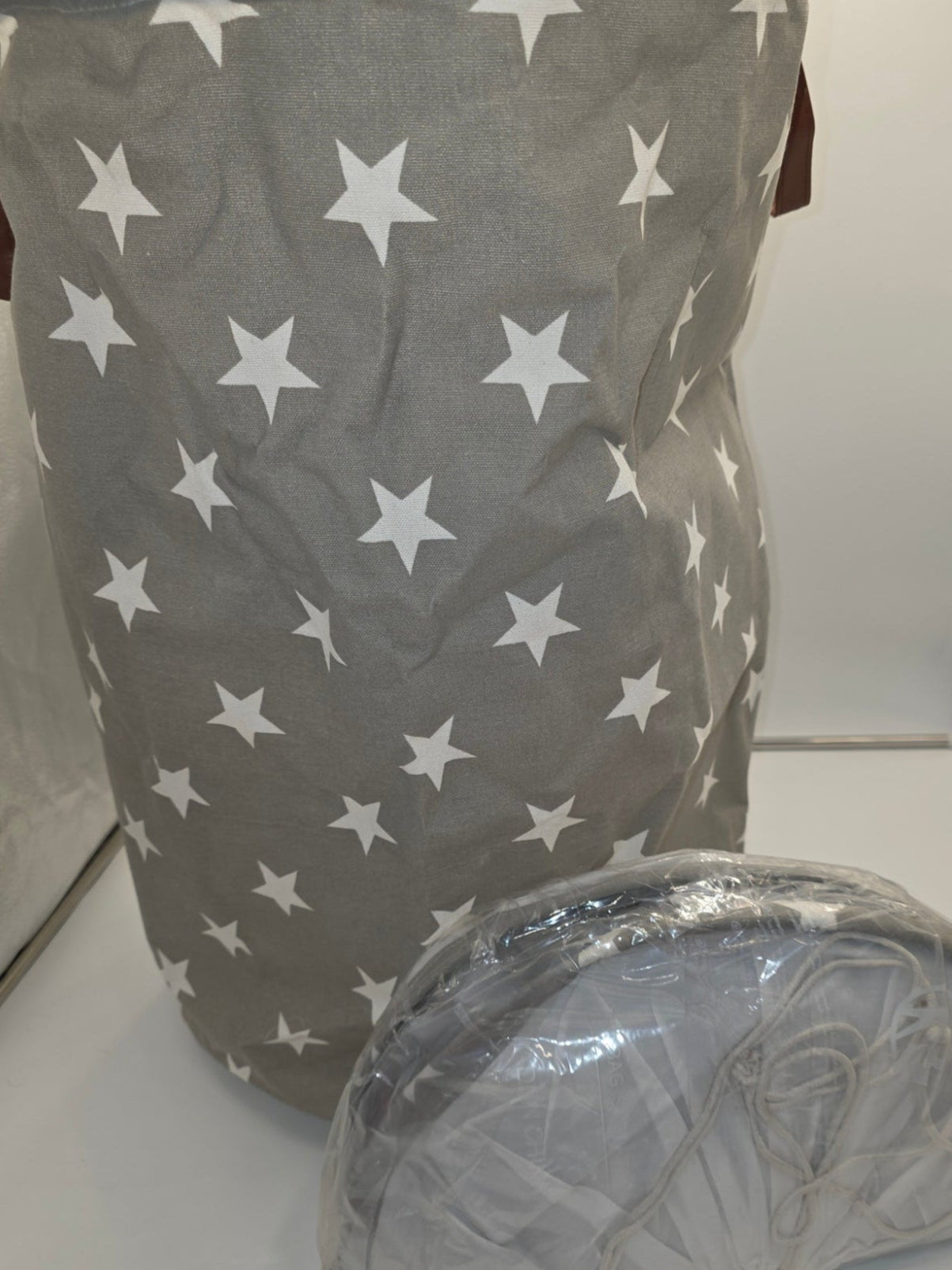 Set of 2 Collapsible Fabric Laundry Hamper or Storage Basket