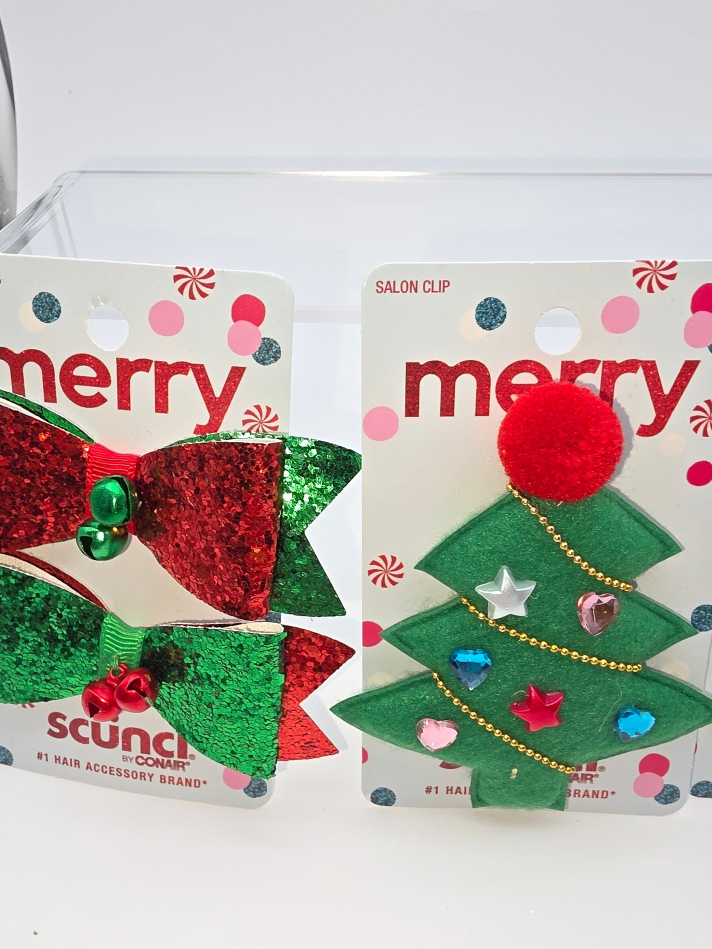 Scunci Holiday-Themed Hair Accessories by Conair, Bundle of 3 Packs