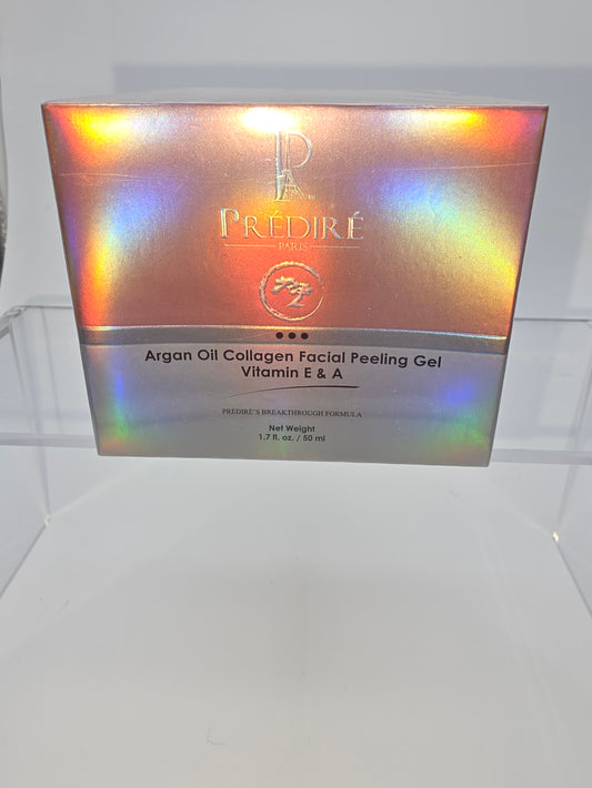 Prédiré Paris Argan Oil Collagen Facial Peeling Gel (Vitamin E & A)