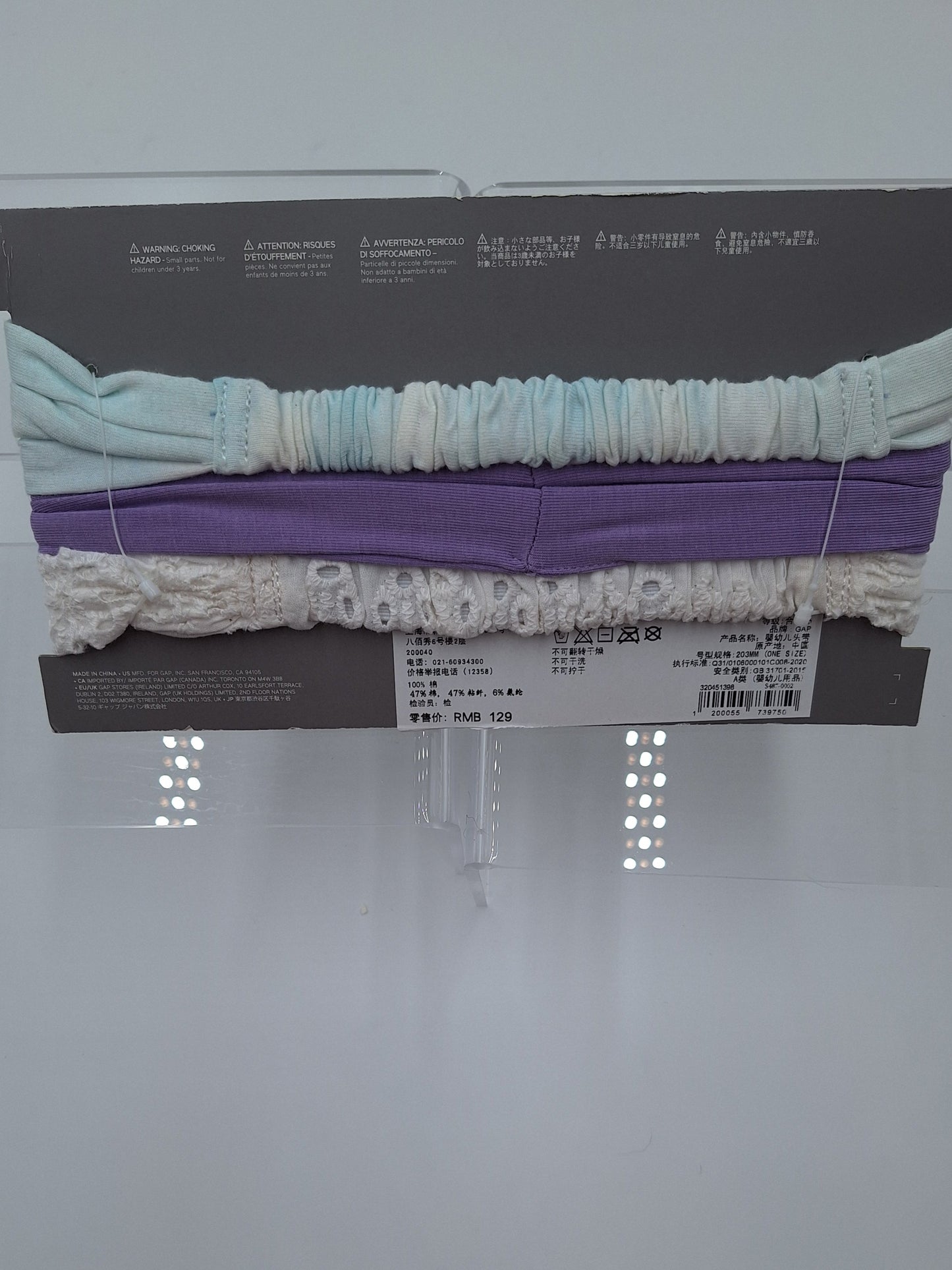 Baby Gap 3-piece Headbands