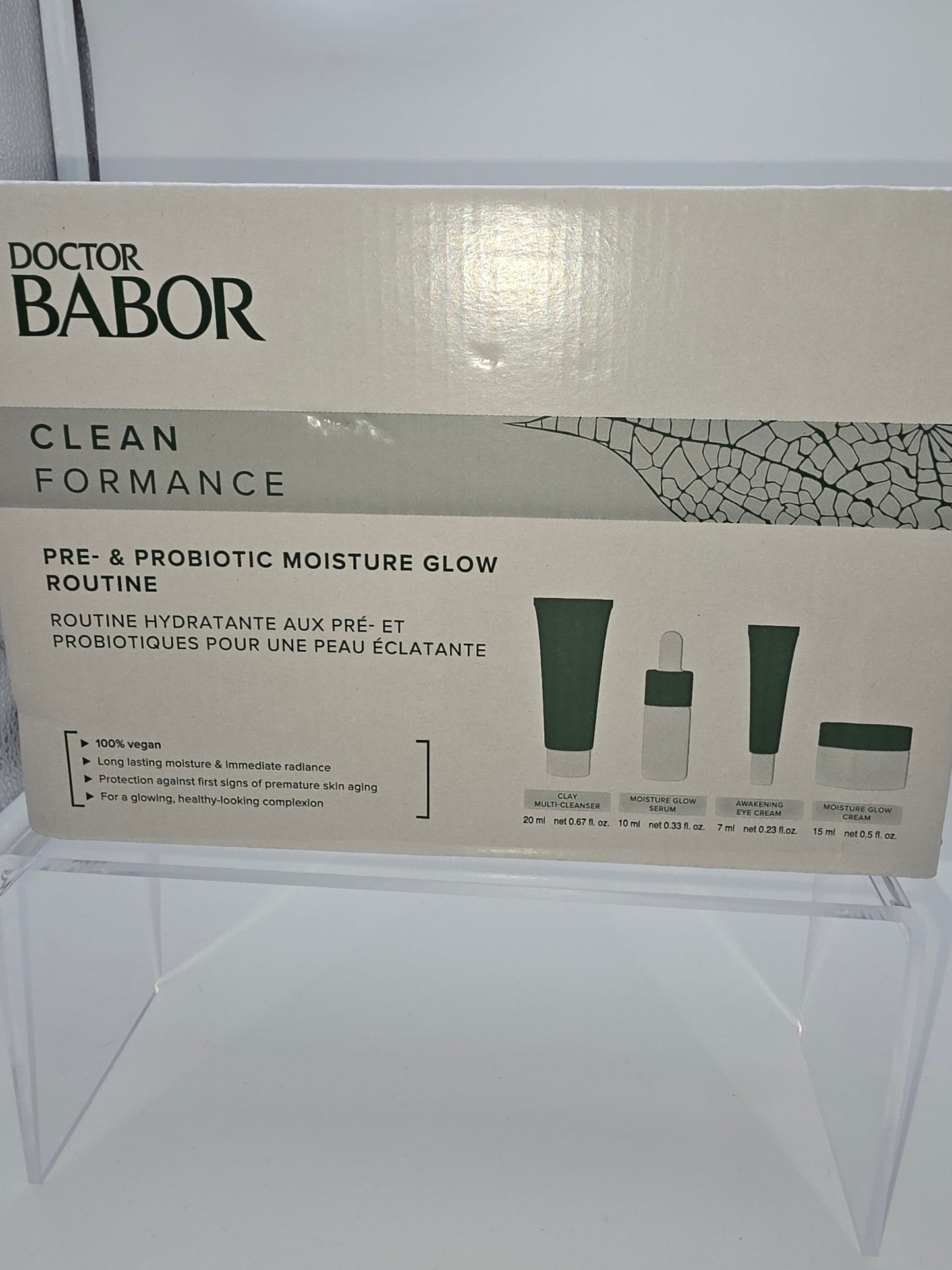 Doctor Babor – Cleanformance Pre- & Probiotic Moisture Glow Routine Set