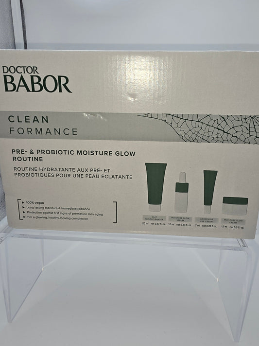 Doctor Babor – Cleanformance Pre- & Probiotic Moisture Glow Routine Set