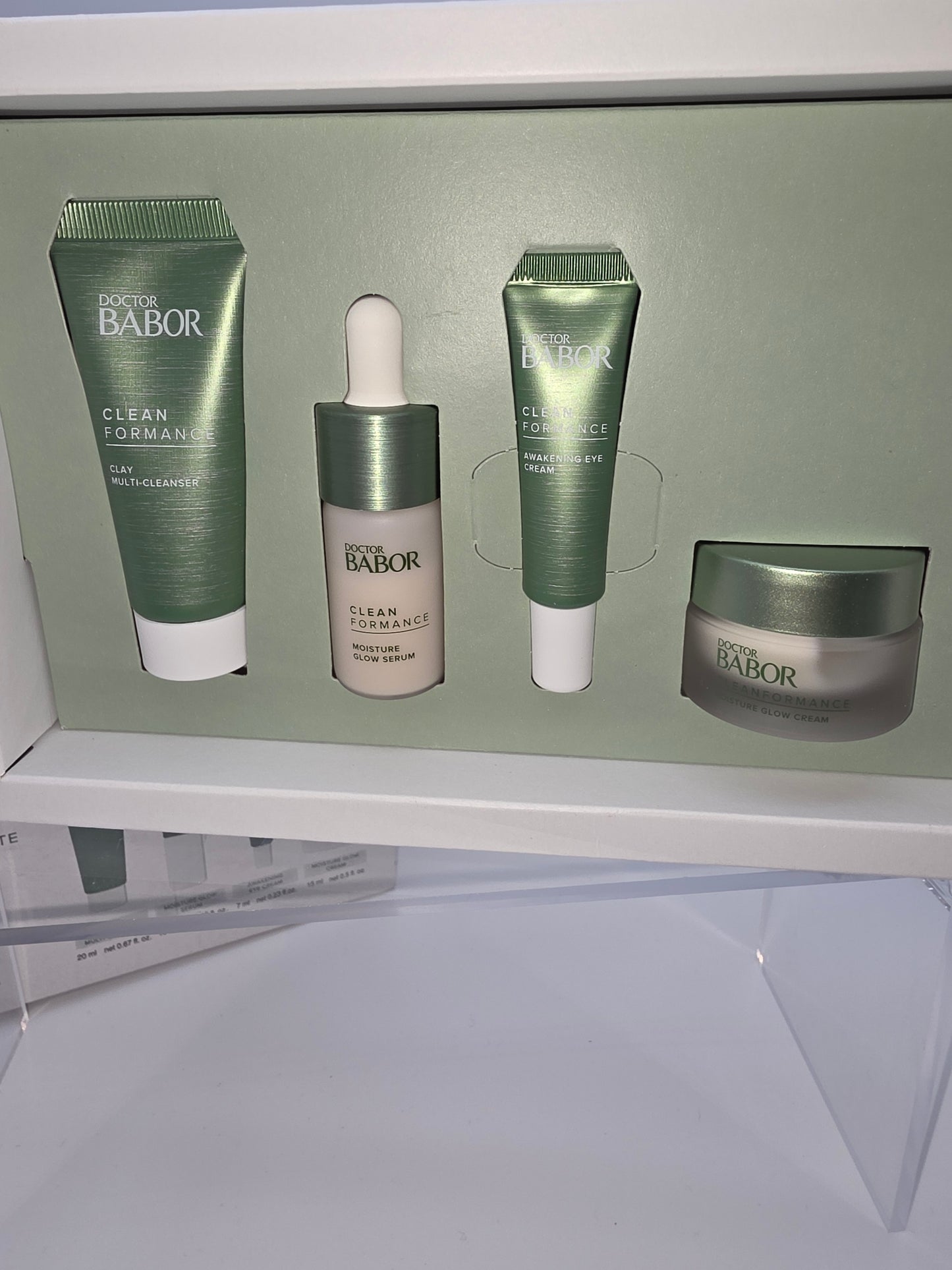 Doctor Babor – Cleanformance Pre- & Probiotic Moisture Glow Routine Set