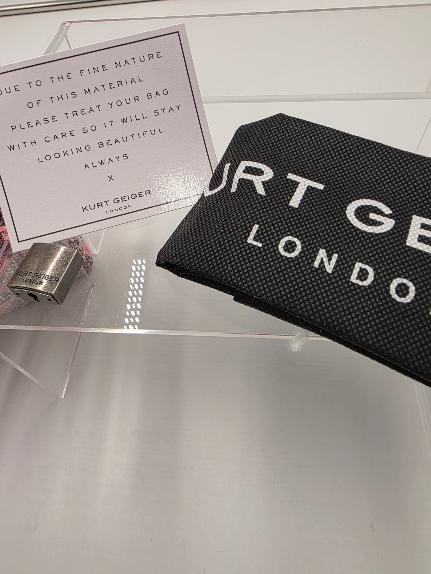 Kurt Geiger London - Tweed Mini Brixton Lock Shoulder Bag