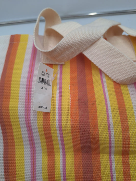 Arie Natural-Colored Mesh Tote Bag