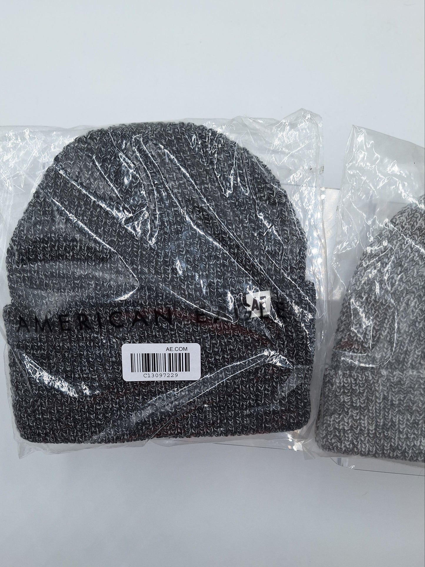 American Eagle Winter Knit Beanie Hats - Set of Two