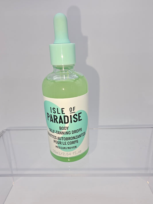 Isle of Paradise Body Self-Tanning Drops – Medium (75 mL / 2.54 fl oz)