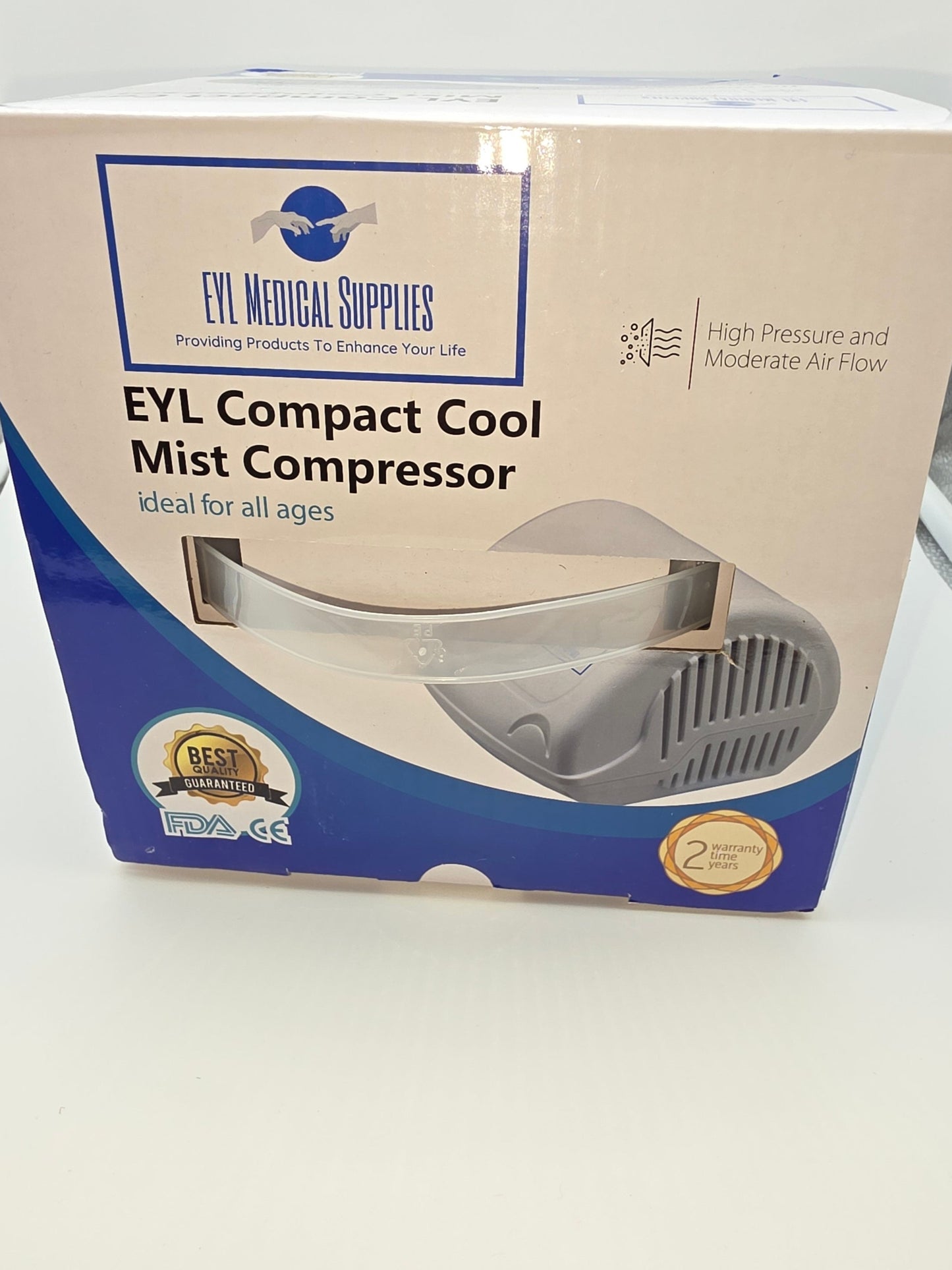 EYL Compact Cool Mist Compressor Nebulizer