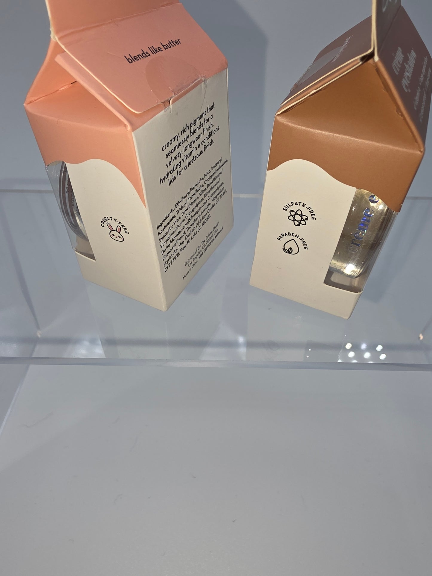 The Crème Shop Crème Eyeshadow Duo – Shades Crepe & Truffle (Bundle of 2)