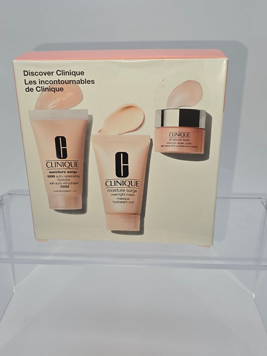 Clinique “Discover Clinique” (Moisture Surge + All About Eyes) Skincare Set