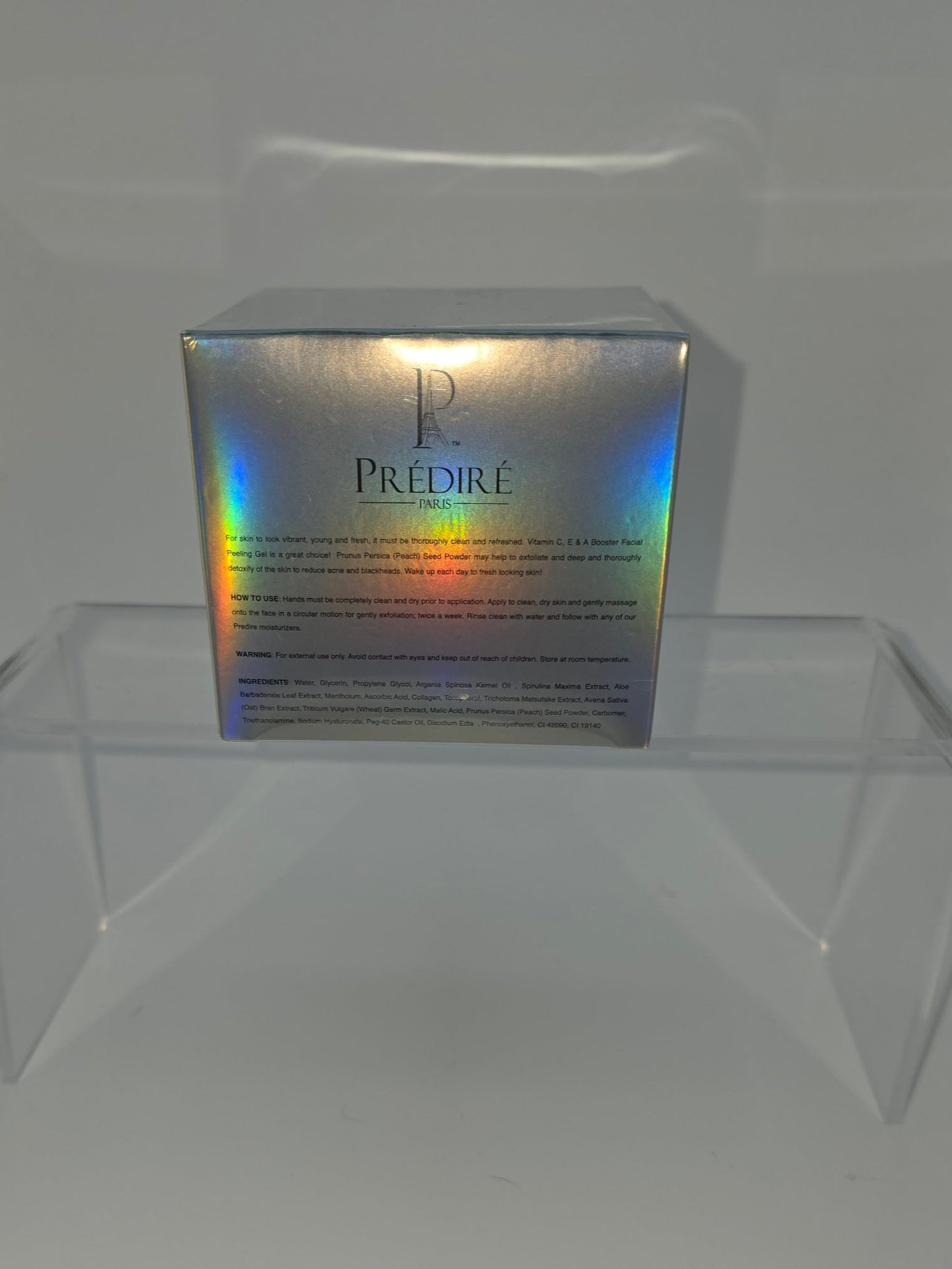 Prédiré Paris Argan Oil Cooling Facial Peeling Gel (Vitamin E & A)