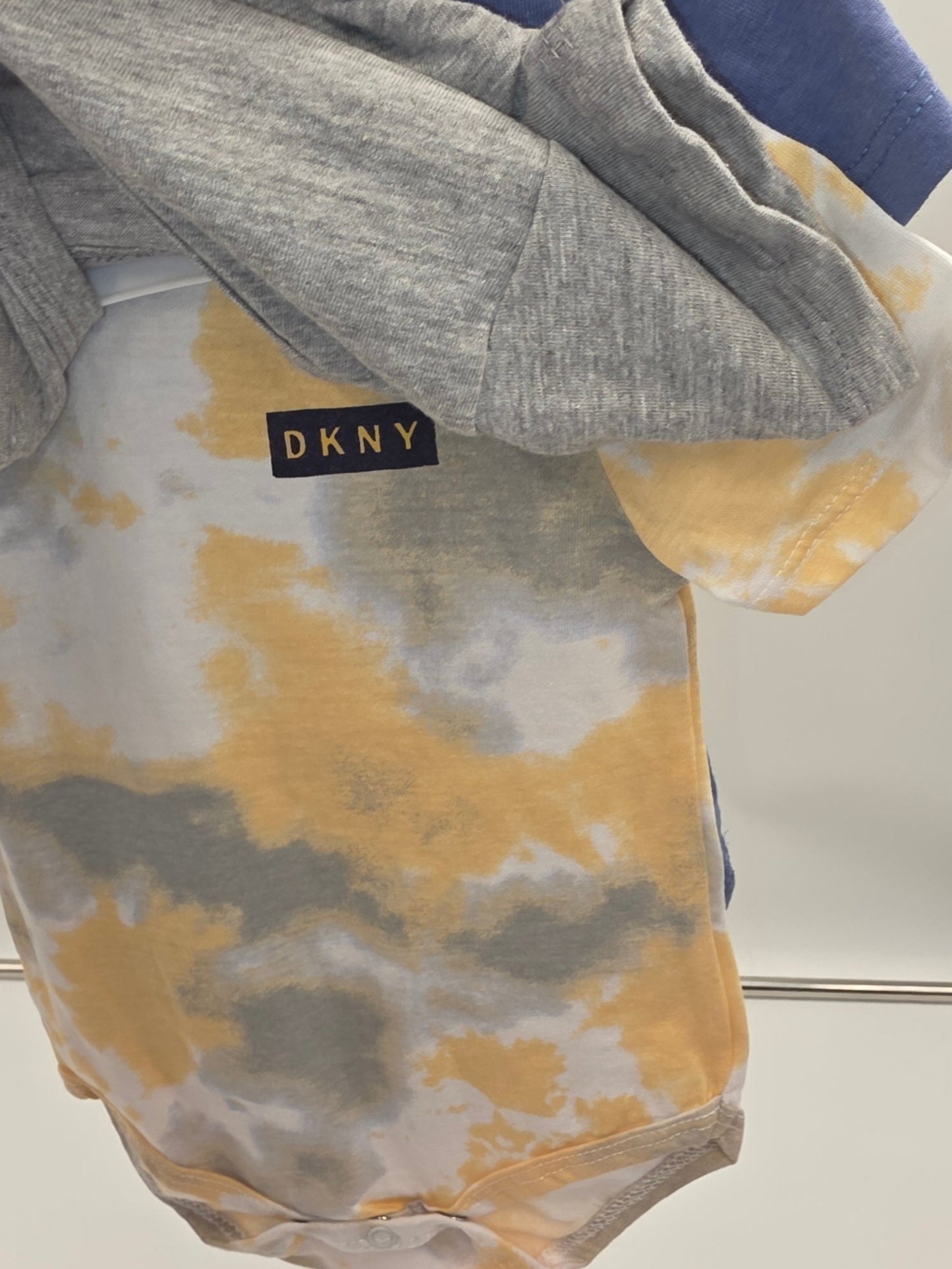 DKNY Baby Boy 3 Piece Onesie Set