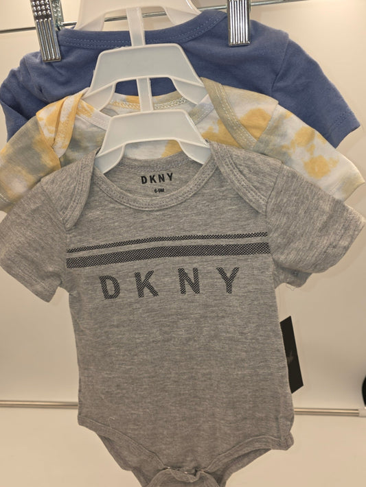 DKNY Baby Boy 3 Piece Onesie Set