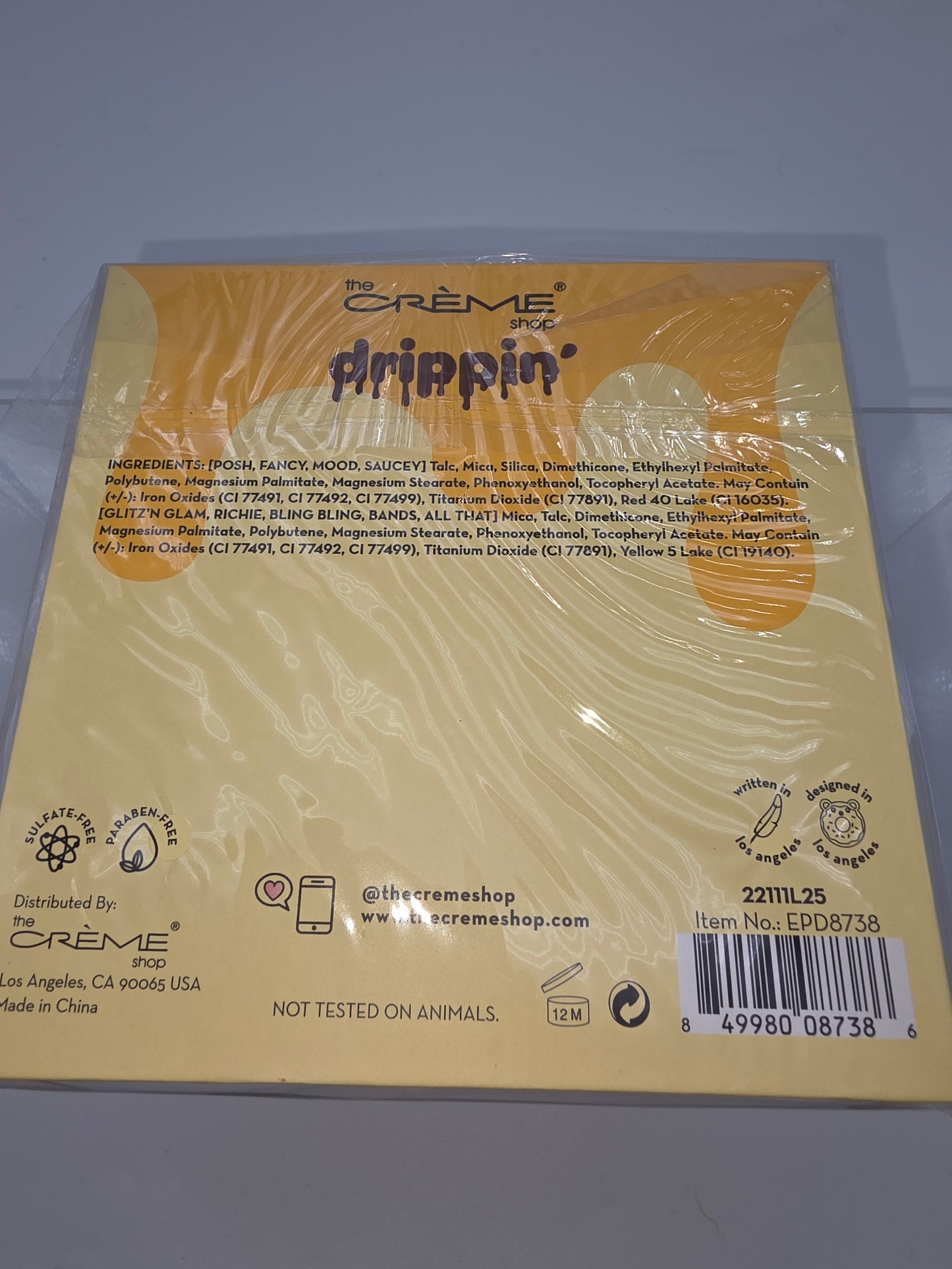 The Crème Shop Drippin’ 9-Color Eyeshadow Palette