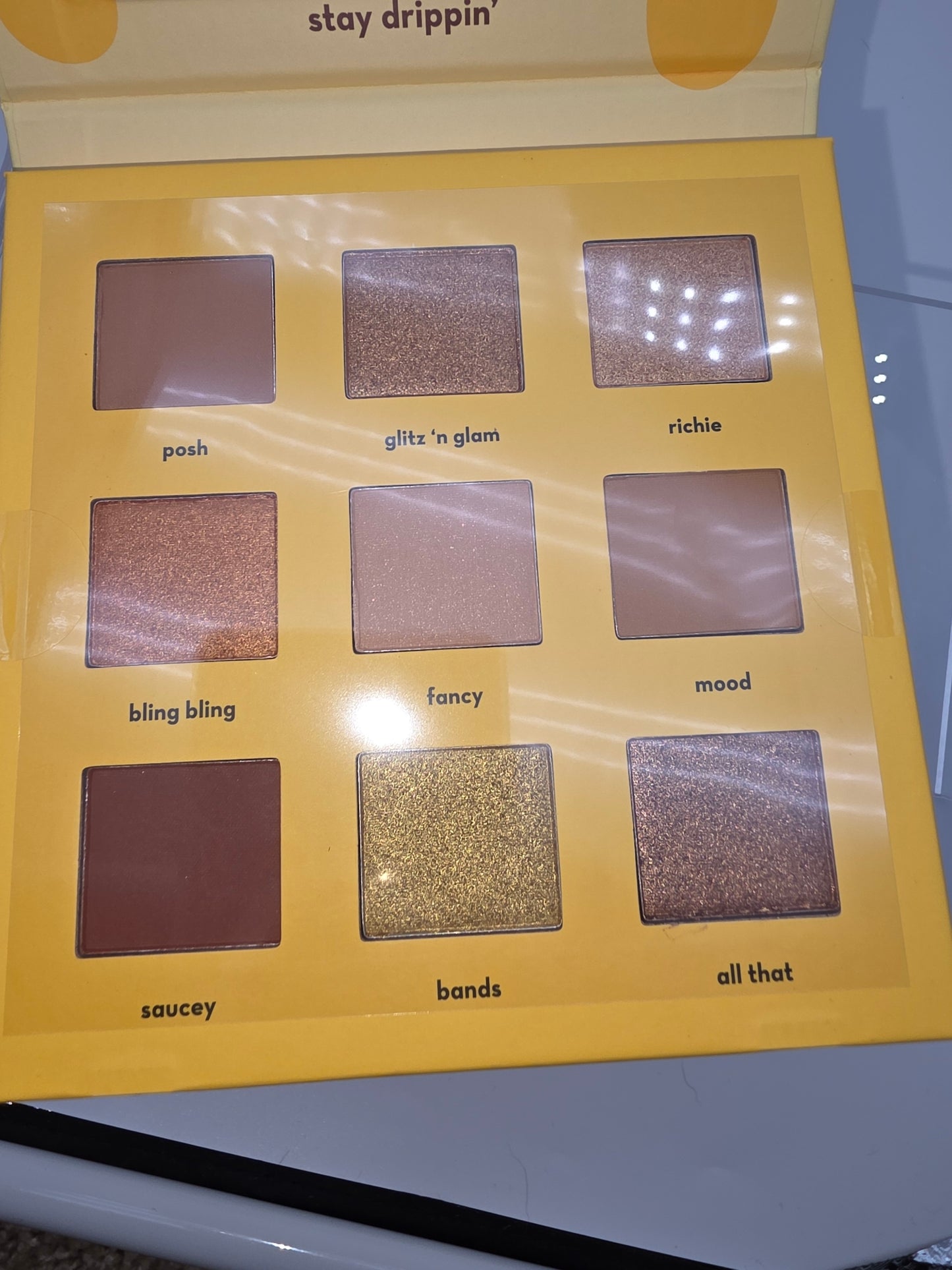 The Crème Shop Drippin’ 9-Color Eyeshadow Palette