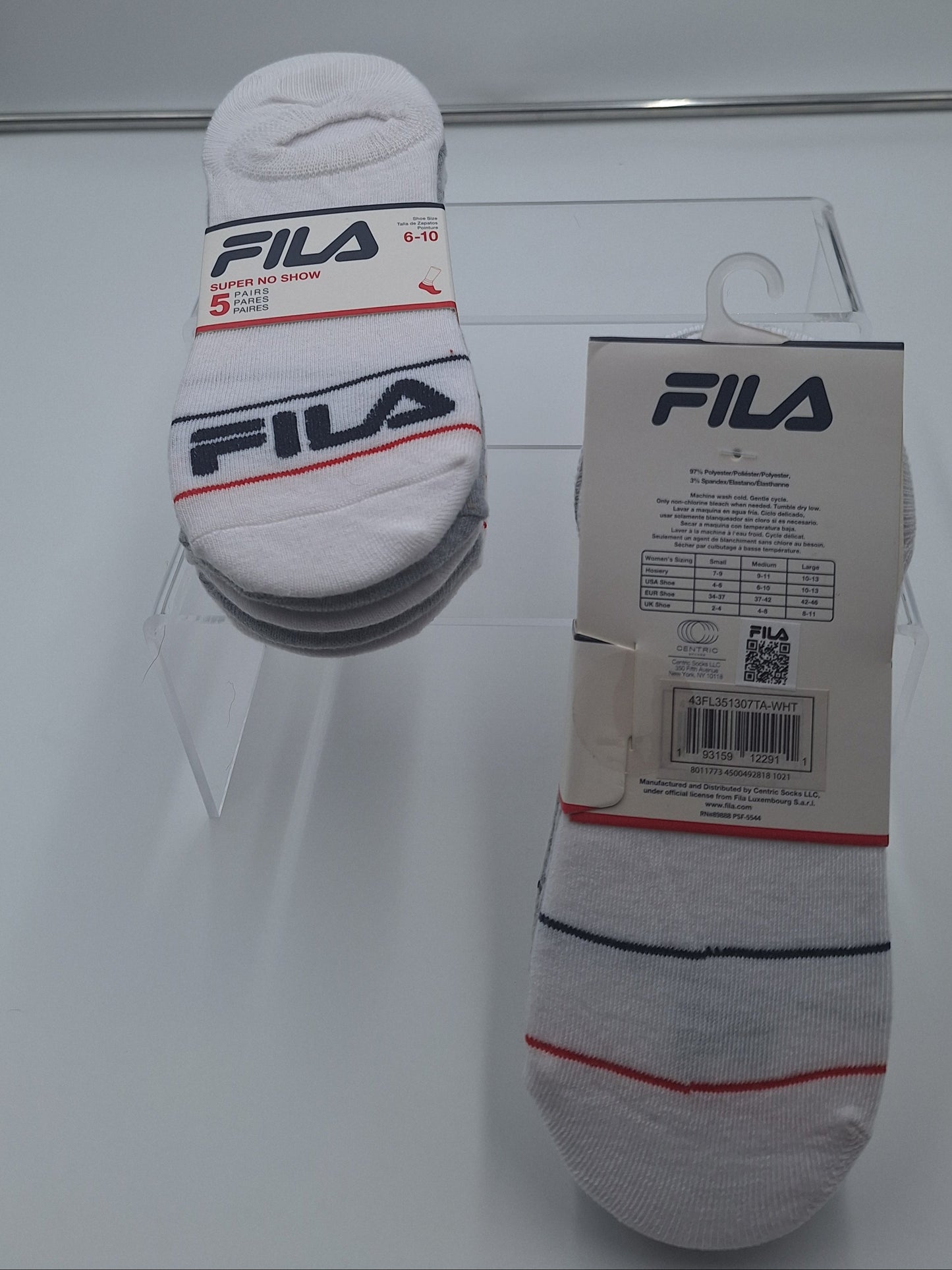 Fila Men's No Show Socks