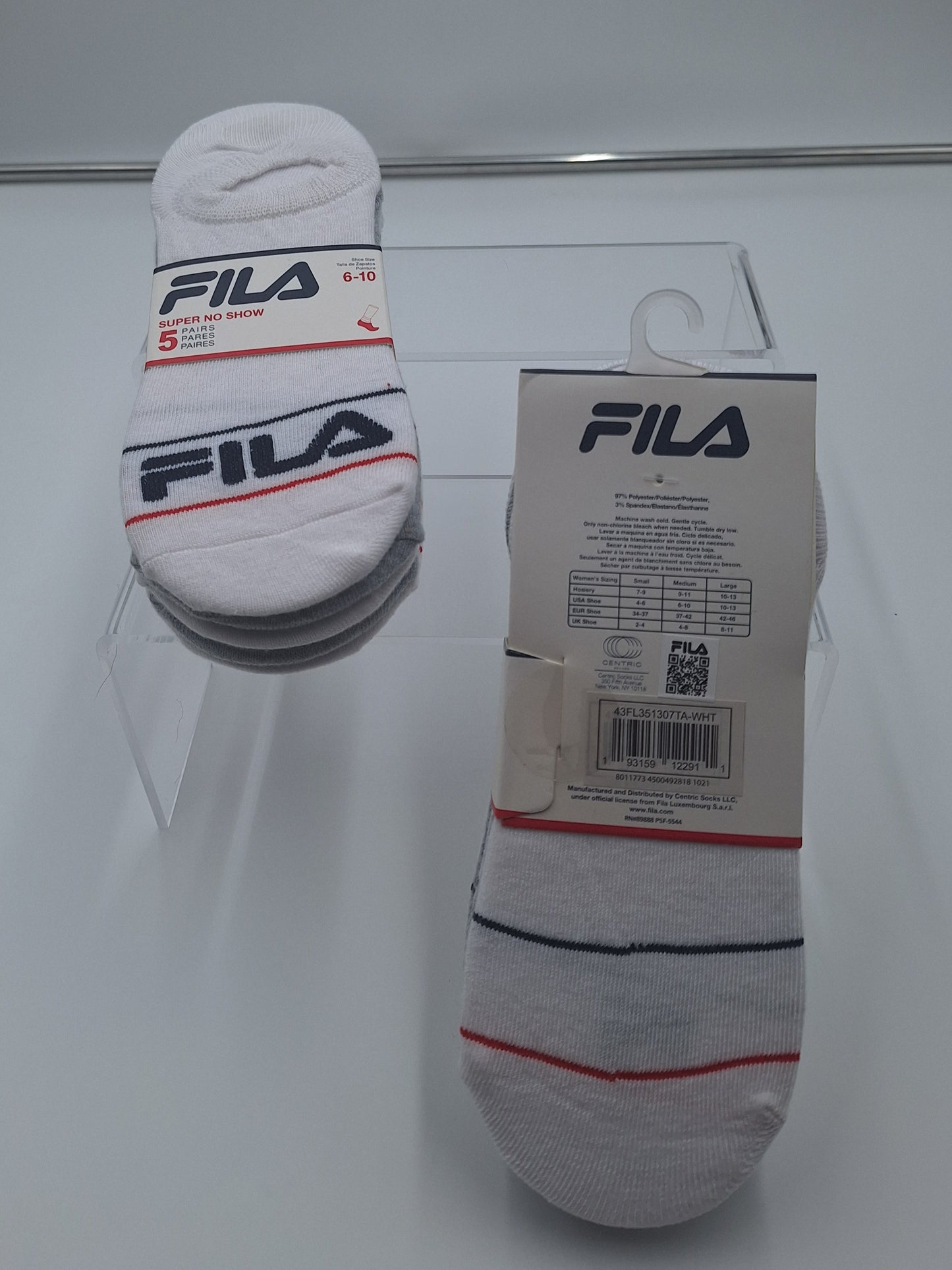 Fila Men's No Show Socks