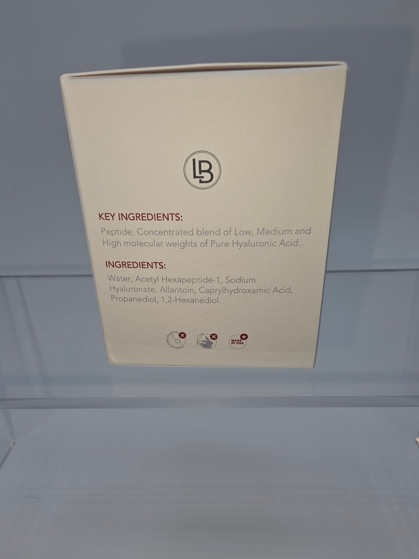 Lorde & Belle HA3+ Peptide Serum