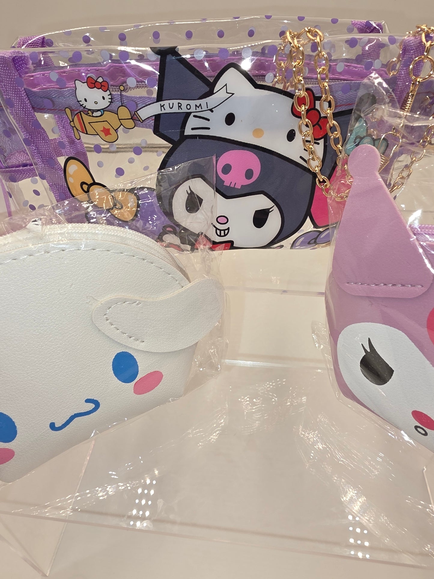 Hello Kitty Bundle - Clear Bag and Two Coin Purses