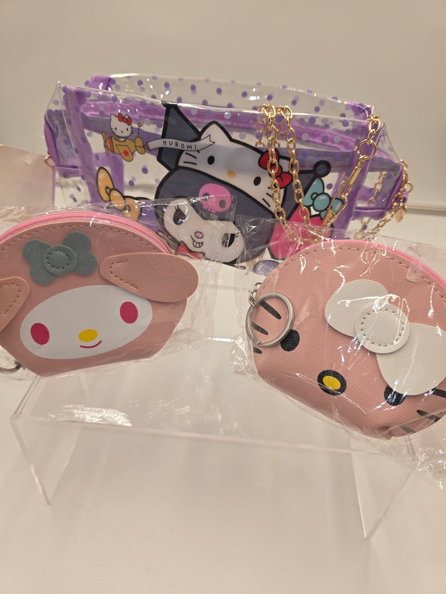Hello Kitty Bundle - Shoulder Bag and Two Coin Purses