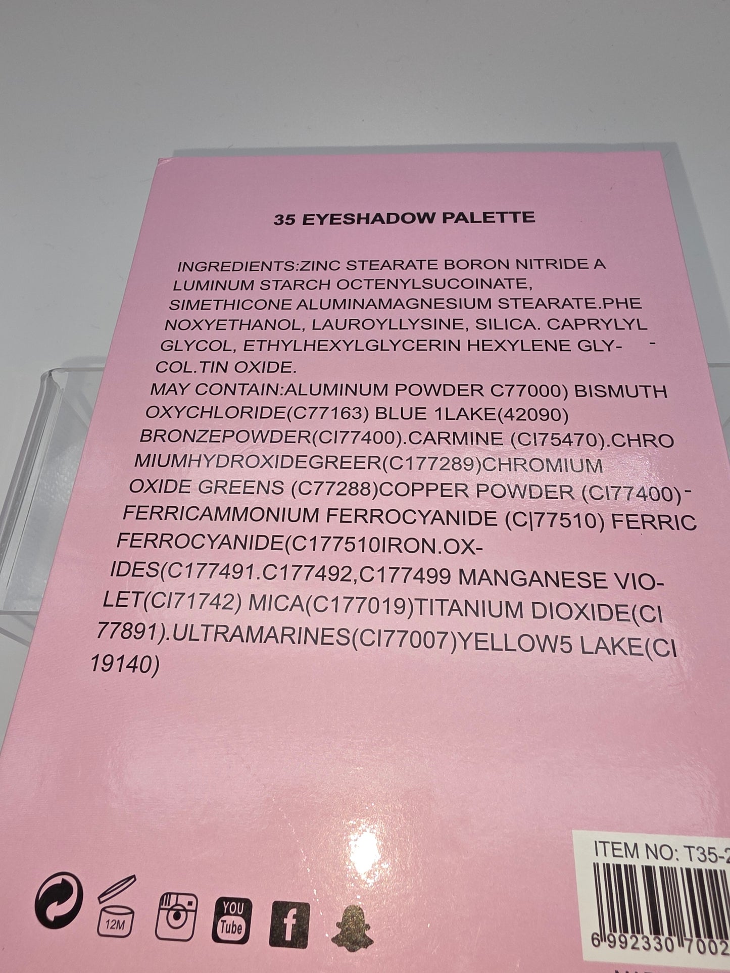 Hello Kitty 35 Color Eyeshadow Palette – Multicolor, Limited Edition