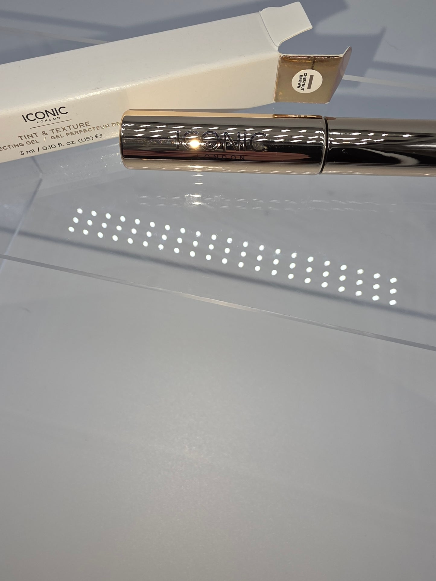 ICONIC London Tint & Texture Brow-Perfecting Gel, Shade Chestnut Brown