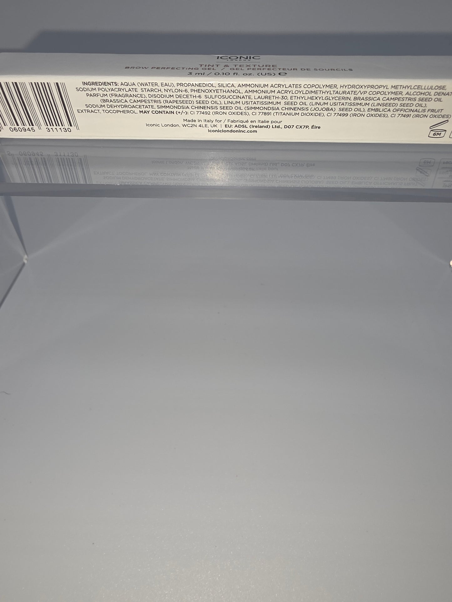 ICONIC London Tint & Texture Brow-Perfecting Gel, Shade Medium Brown