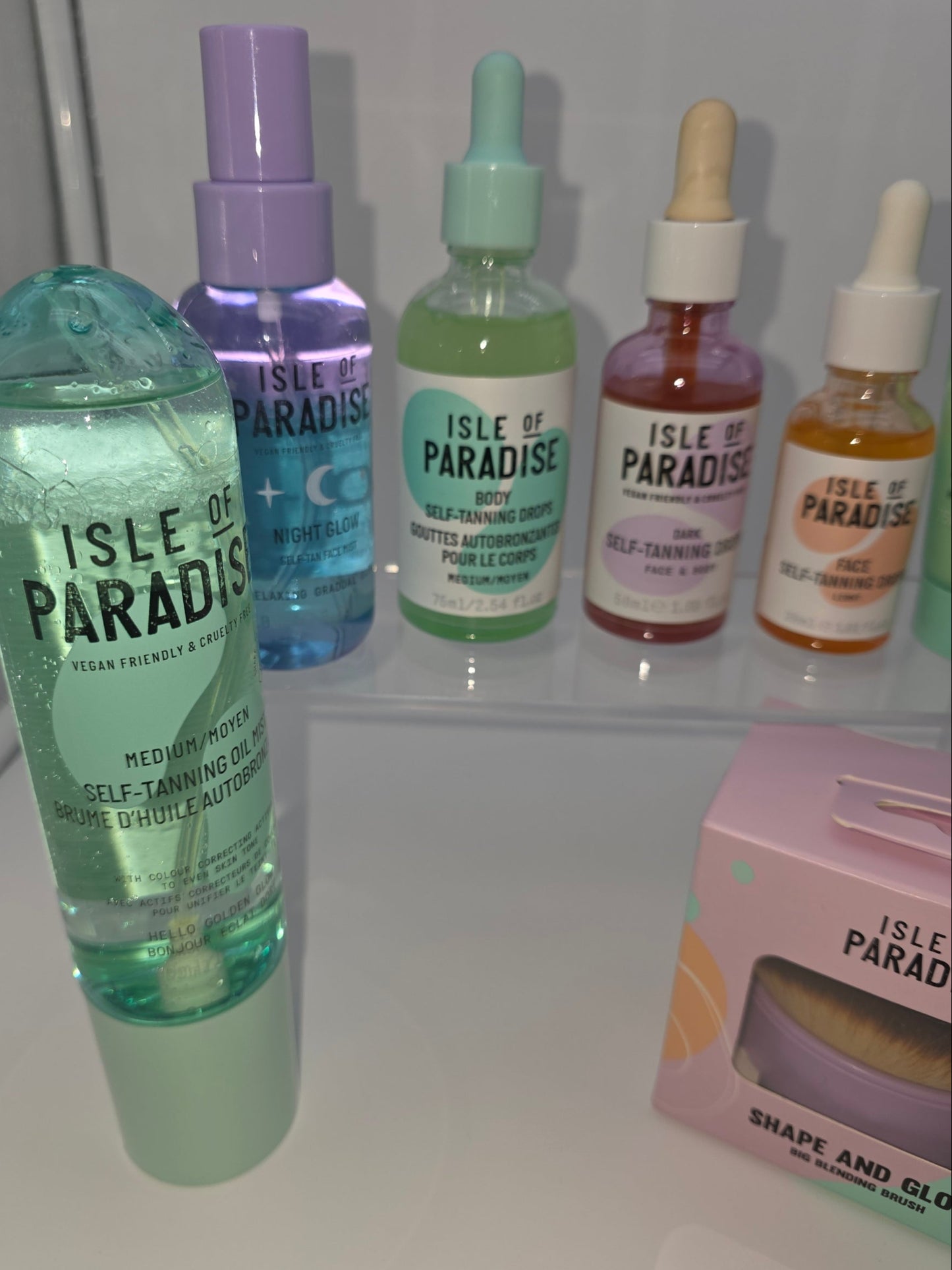 Isle of Paradise Self-Tanning Collection Set (7-Piece Bundle)