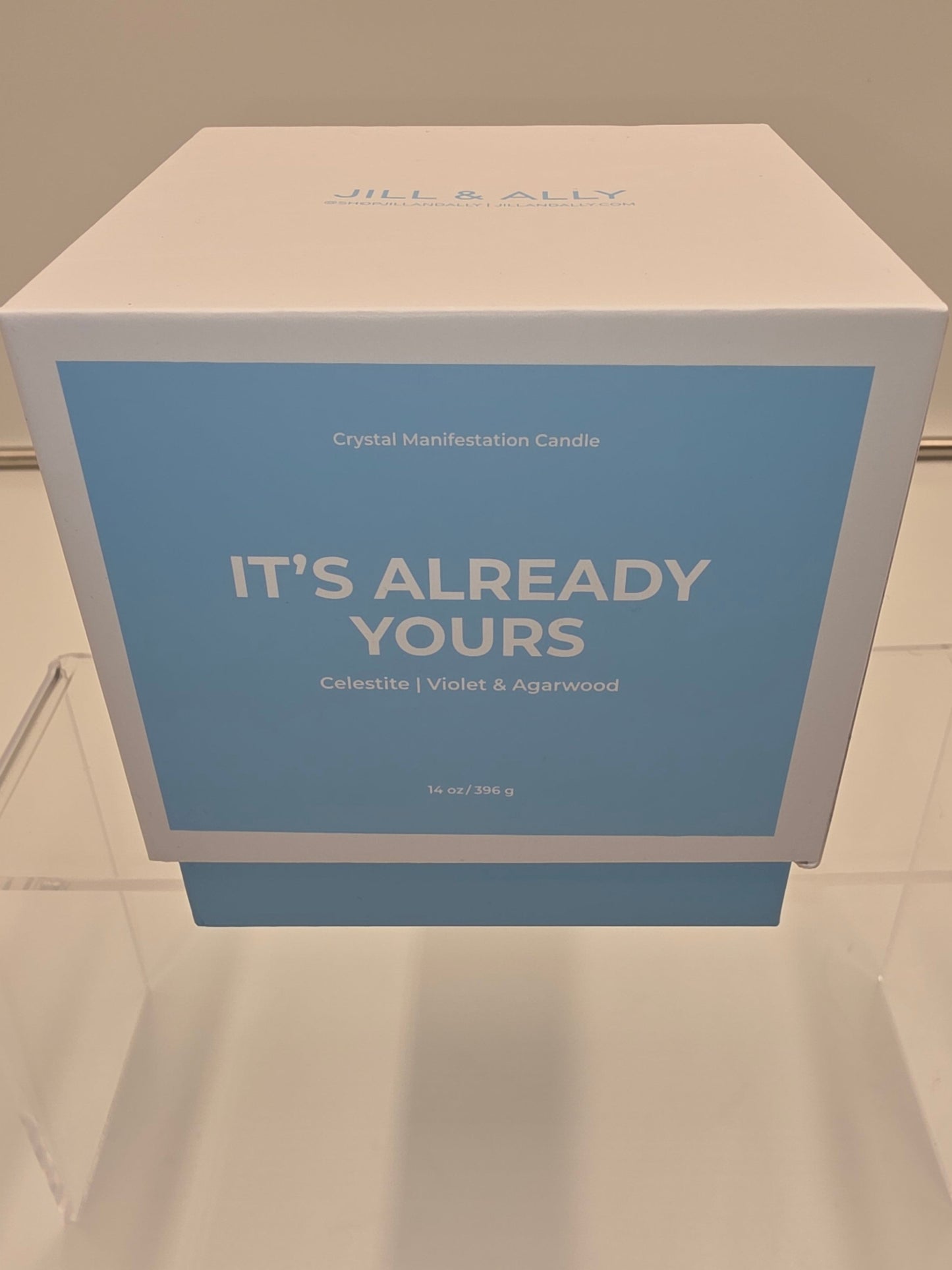 Jill & Ally Crystal Manifestation Candle - "It's Already Yours"