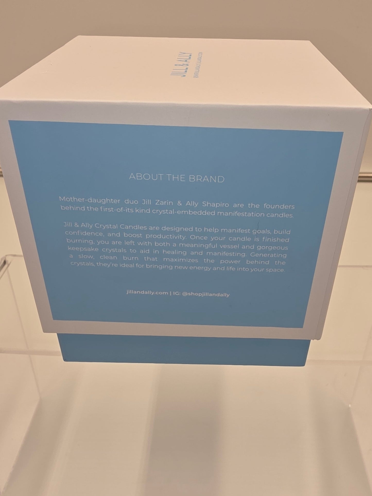 Jill & Ally Crystal Manifestation Candle - "It's Already Yours"