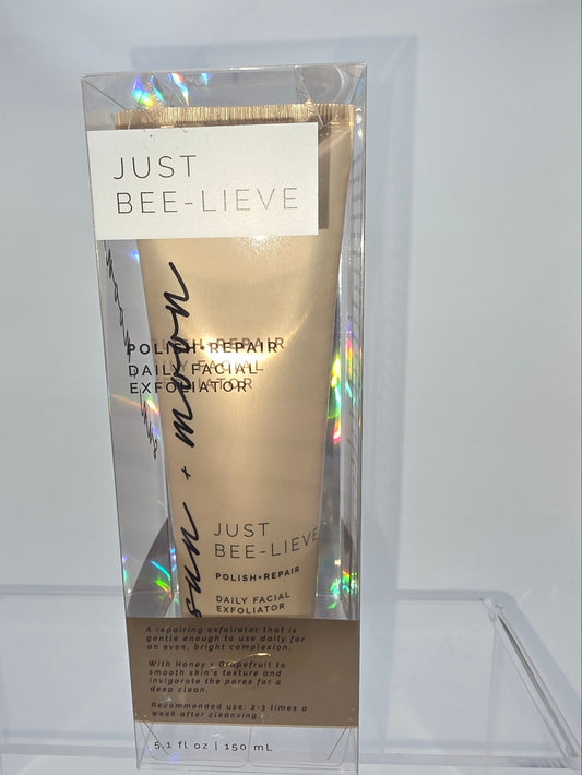 Sun + Moon Beauty – Just Bee-Lieve -  Polish + Repair Daily Facial Exfoliator