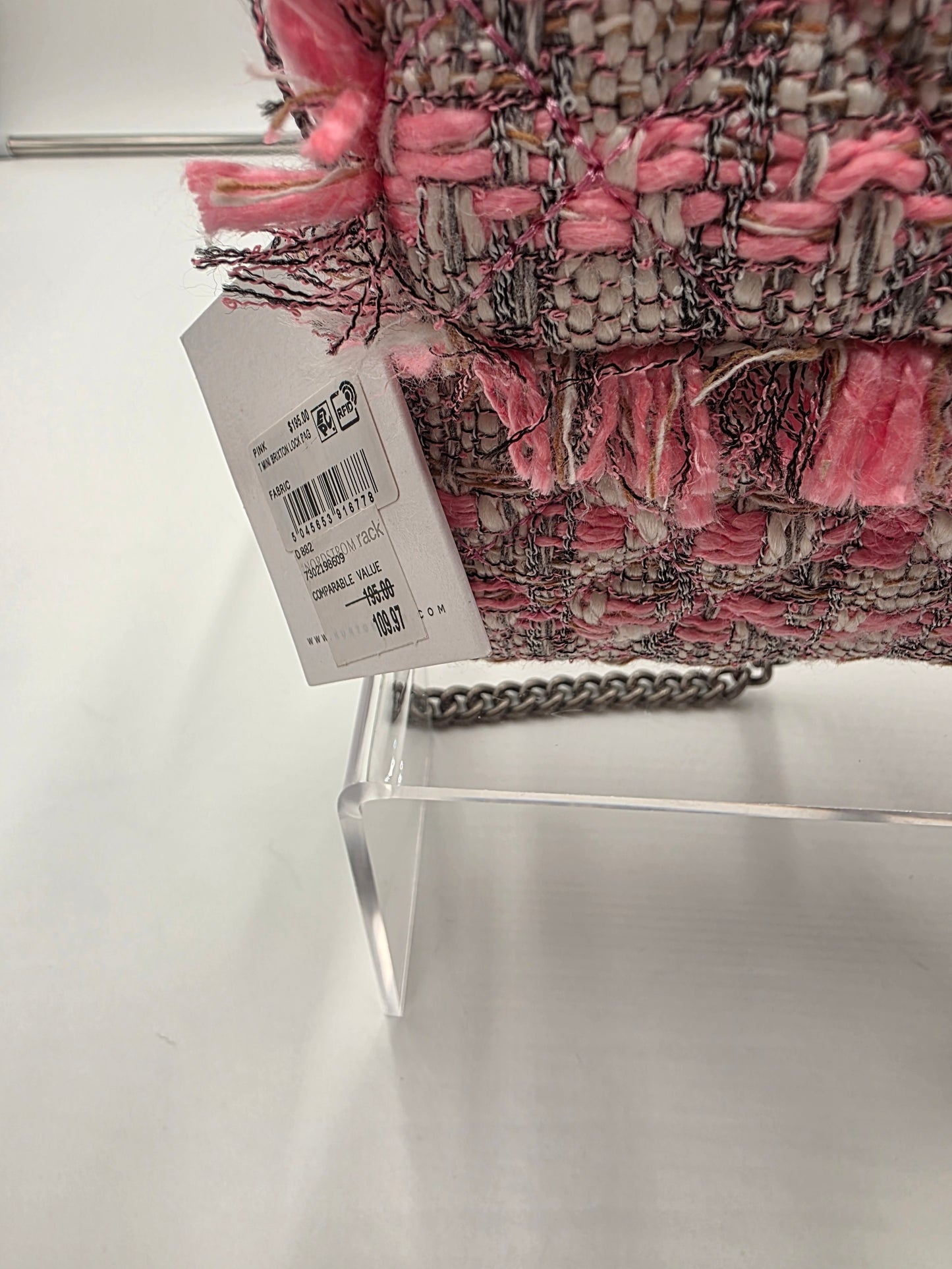 Kurt Geiger London - Tweed Mini Brixton Lock Shoulder Bag