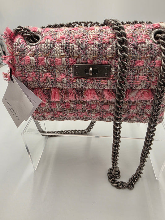 Kurt Geiger London - Tweed Mini Brixton Lock Shoulder Bag