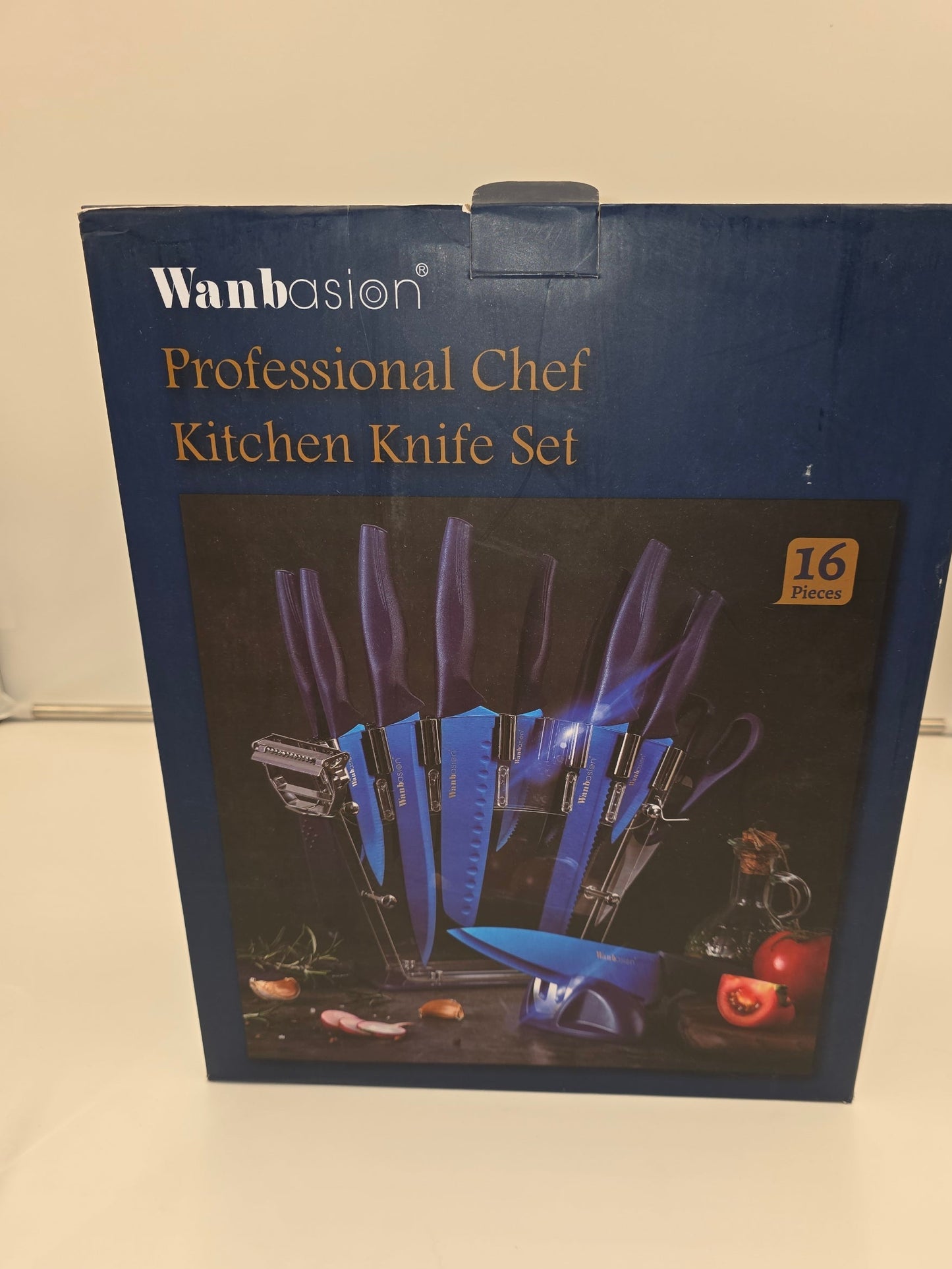 Wanbasion Professional Chef Kitchen Knife Set (16 pieces)