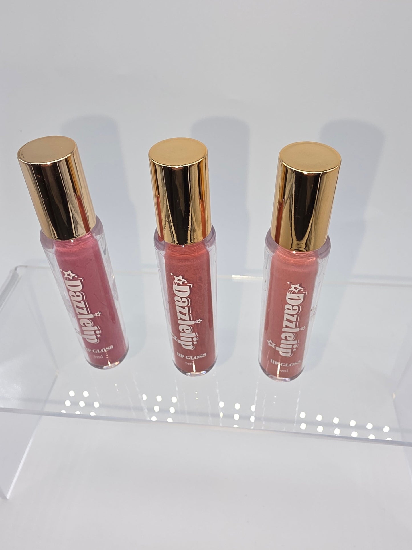 DazzleLip Lip Gloss, Bundle of Three - SHADE #3, #11, AND #12