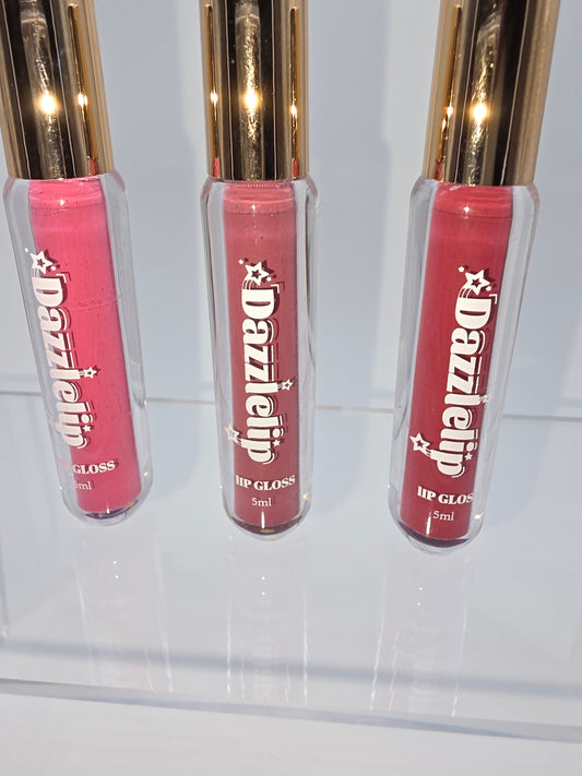 DazzleLip Lip Gloss, Bundle of Three - SHADE #4, #5 AND #6