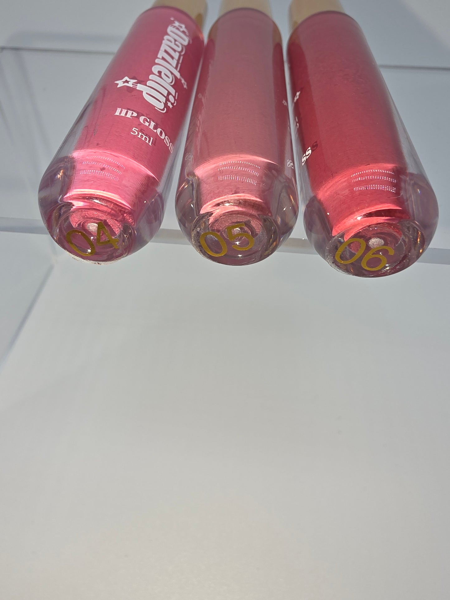 DazzleLip Lip Gloss, Bundle of Three - SHADE #4, #5 AND #6