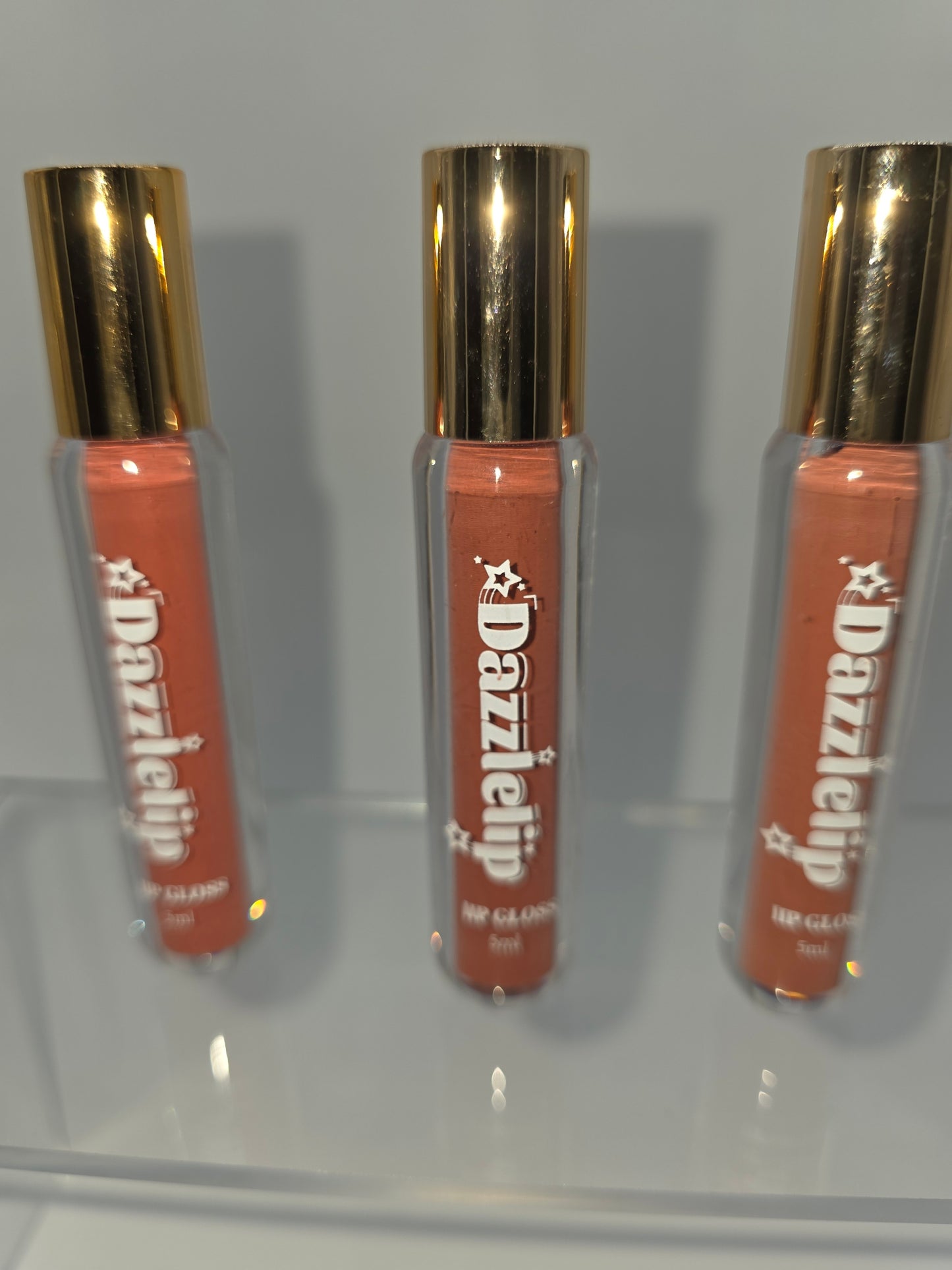DazzleLip Lip Gloss, Bundle of Three - SHADE #8, #9 AND #10